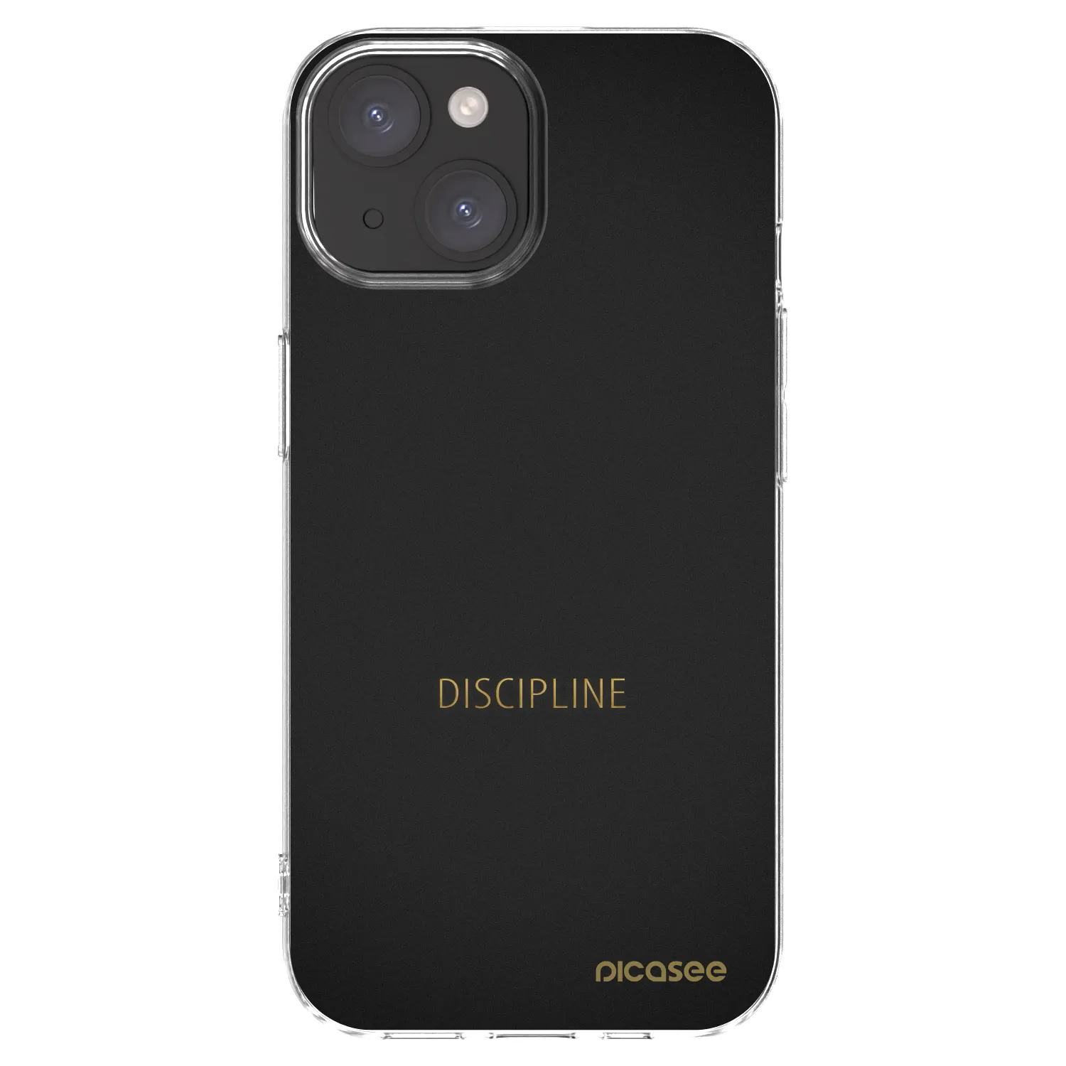 Picasee διαφανής θήκη σιλικόνης Apple iPhone 15 - Discipline