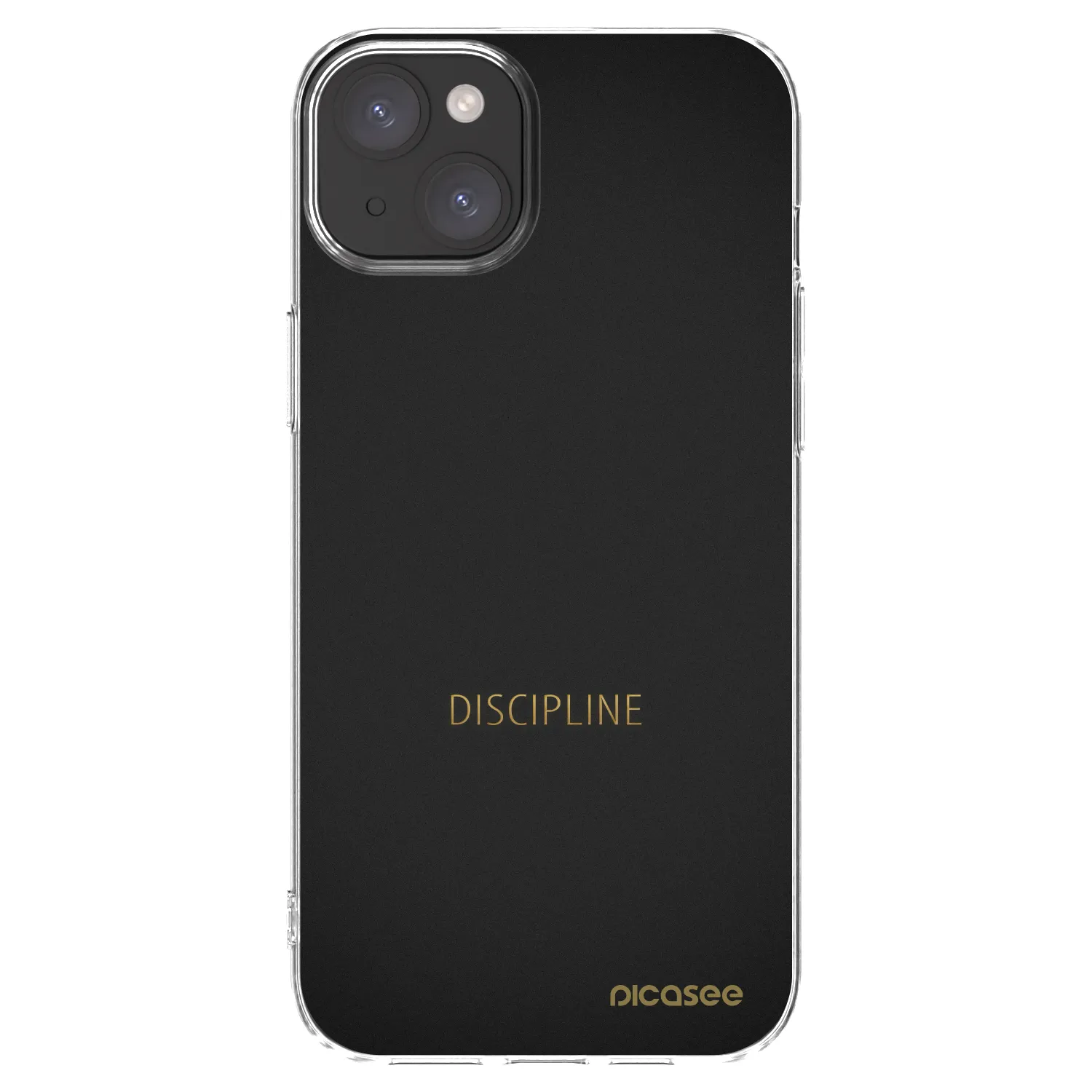 Picasee διαφανής θήκη σιλικόνης Apple iPhone 15 Plus - Discipline