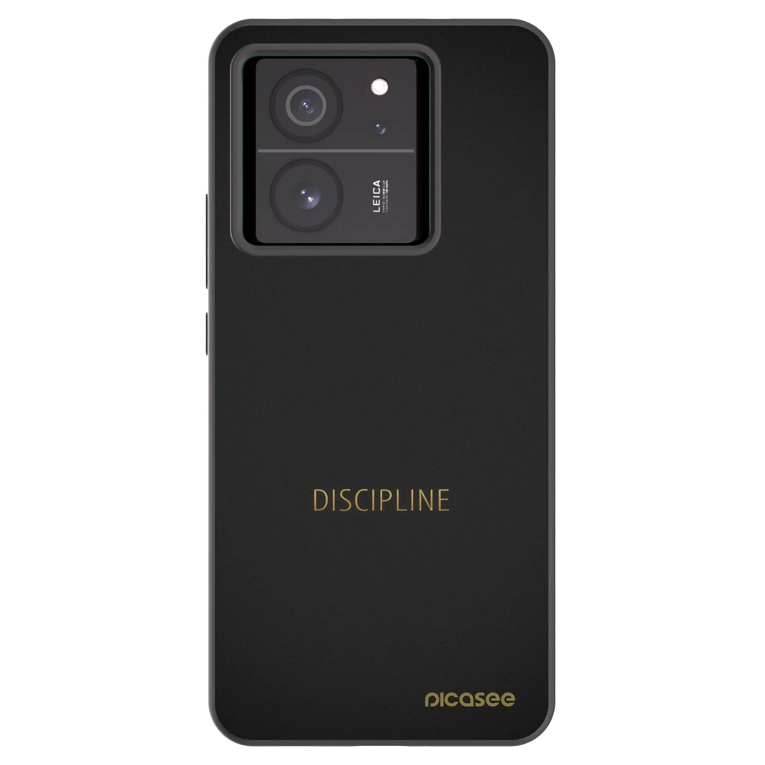 Picasee Μαύρη θήκη σιλικόνης για Xiaomi 13T - Discipline