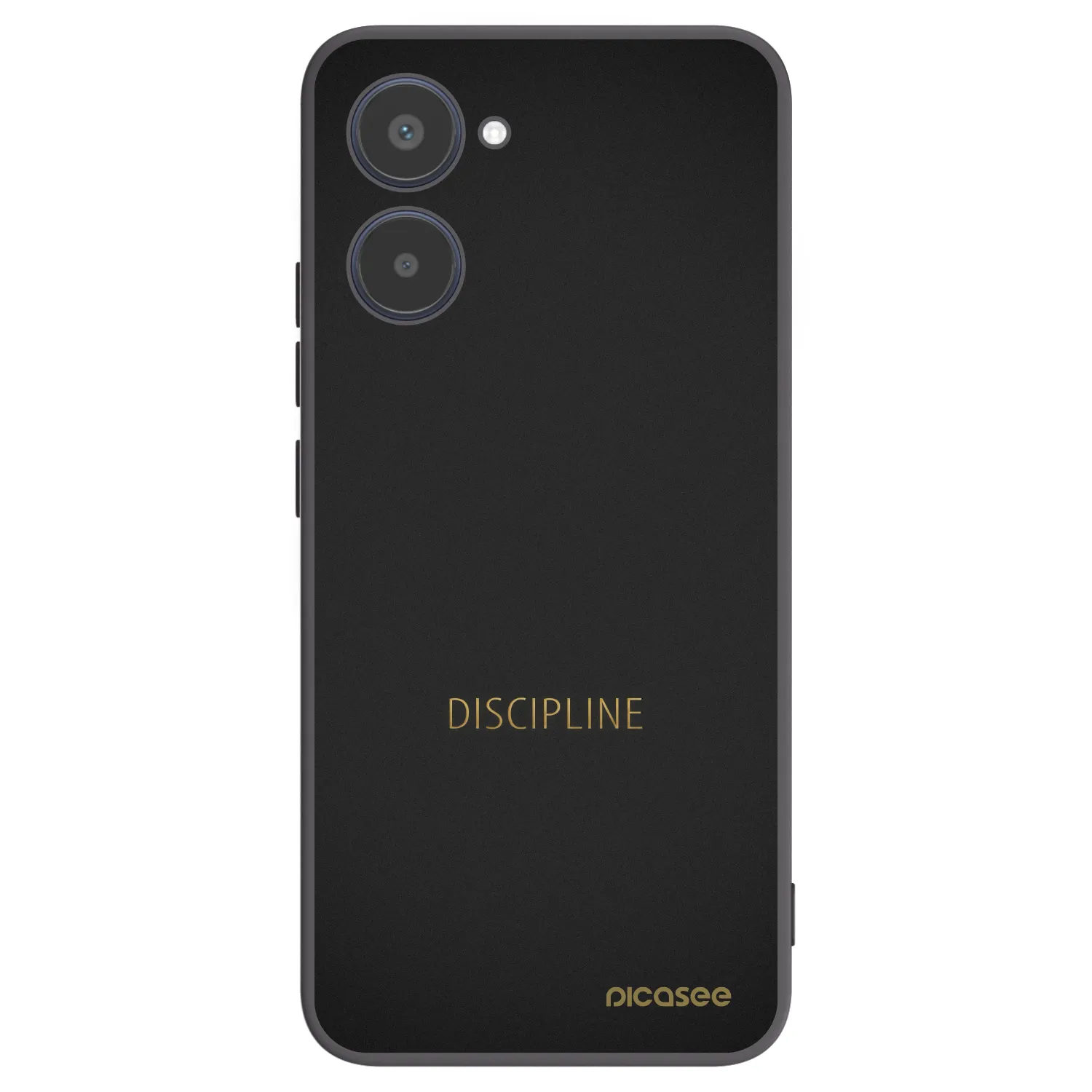 Picasee Μαύρη θήκη σιλικόνης για Realme 10 4G - Discipline