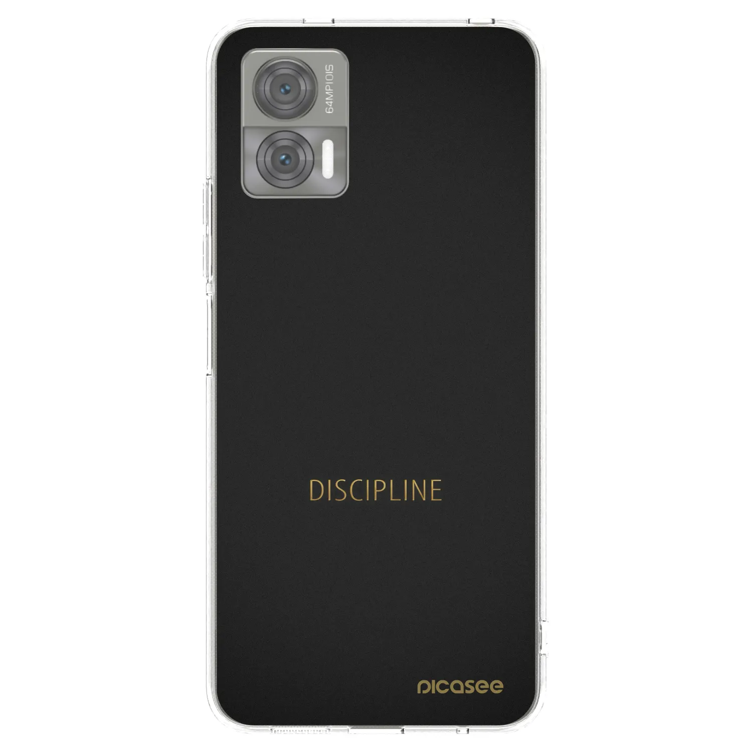 Picasee διαφανής θήκη σιλικόνης Motorola Edge 30 Neo - Discipline