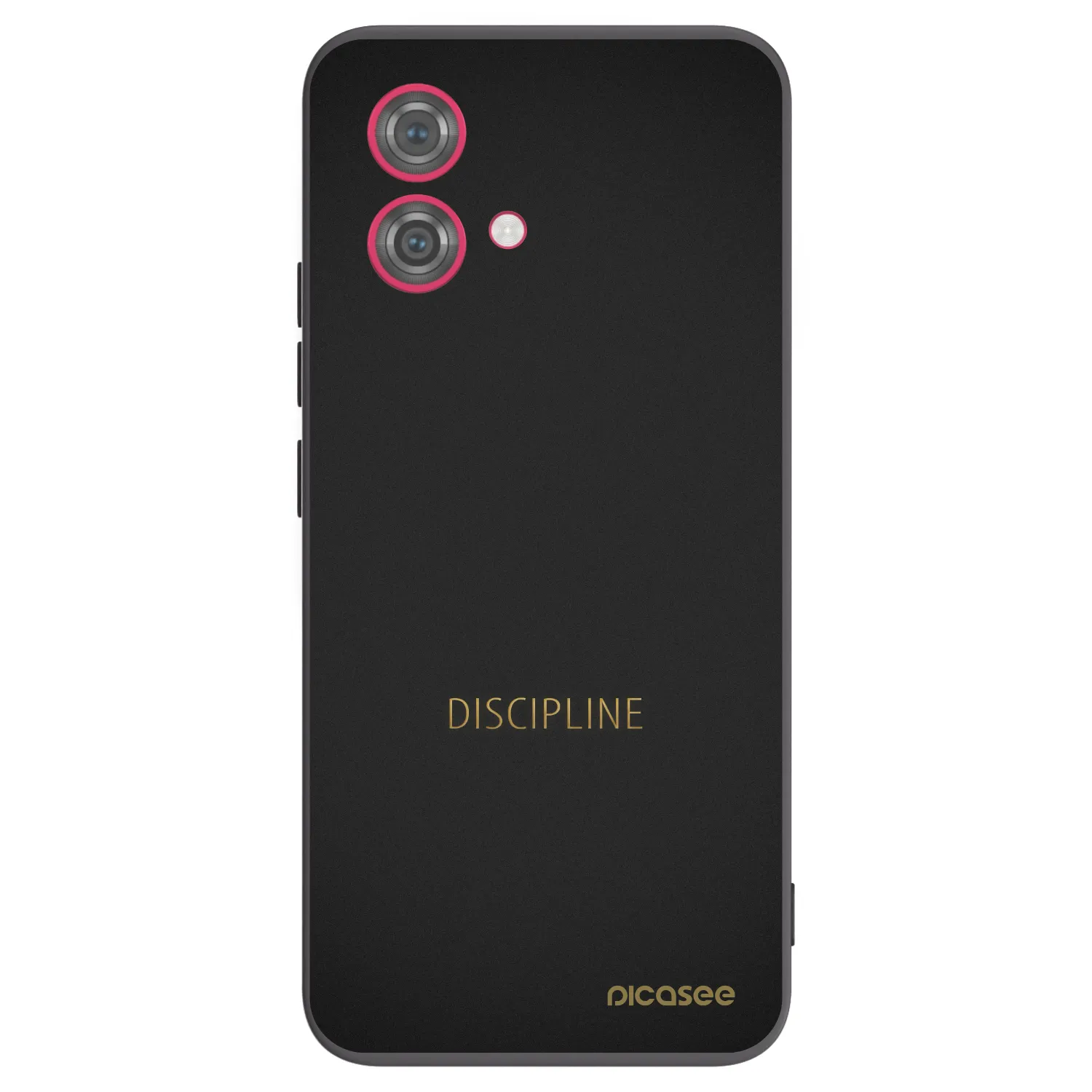Picasee Μαύρη θήκη σιλικόνης για Motorola Moto G84 5G - Discipline