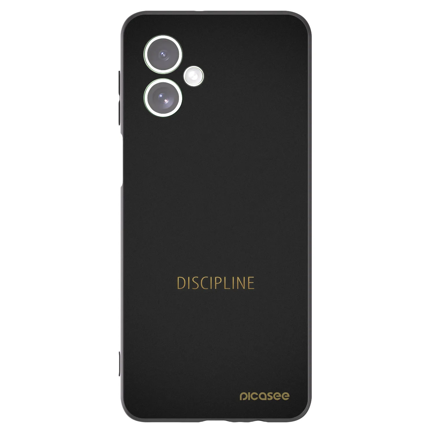 Picasee Μαύρη θήκη σιλικόνης για Motorola Moto G54 5G - Discipline