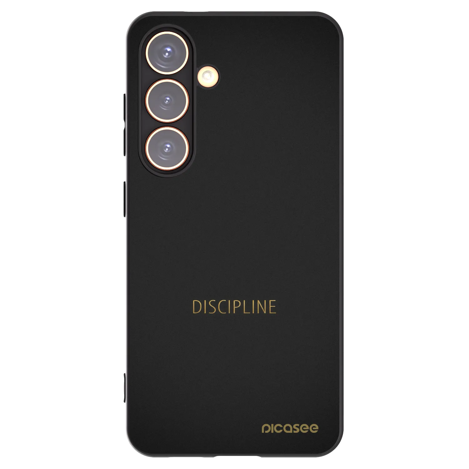 Picasee Μαύρη θήκη σιλικόνης για Samsung Galaxy S24 S921B 5G - Discipline