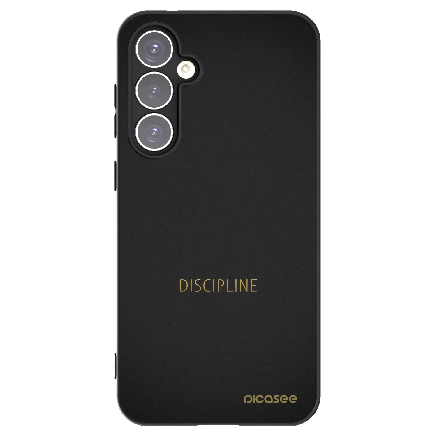 Picasee Μαύρη θήκη σιλικόνης για Samsung Galaxy S23 FE S711B - Discipline
