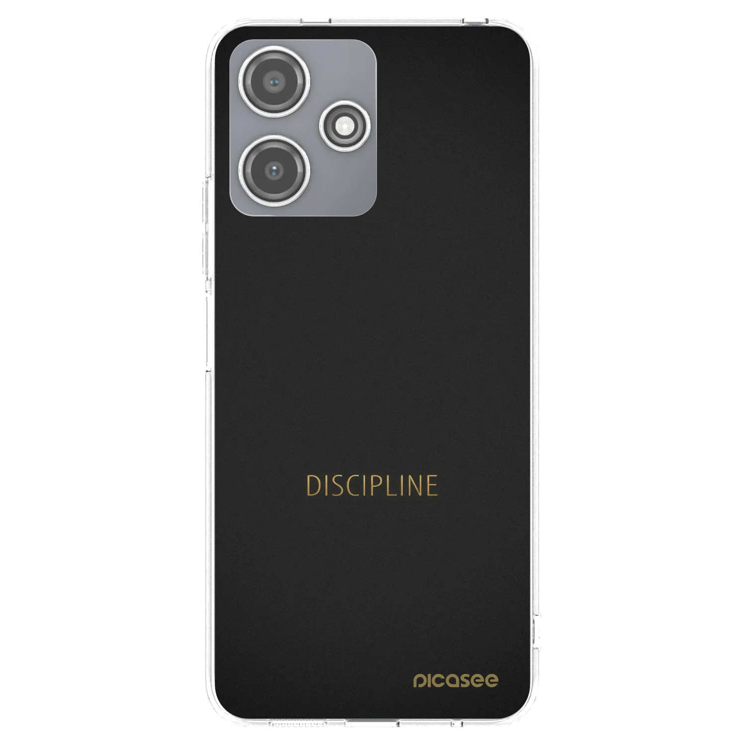 Picasee διαφανής θήκη σιλικόνης Xiaomi Redmi 12 5G - Discipline
