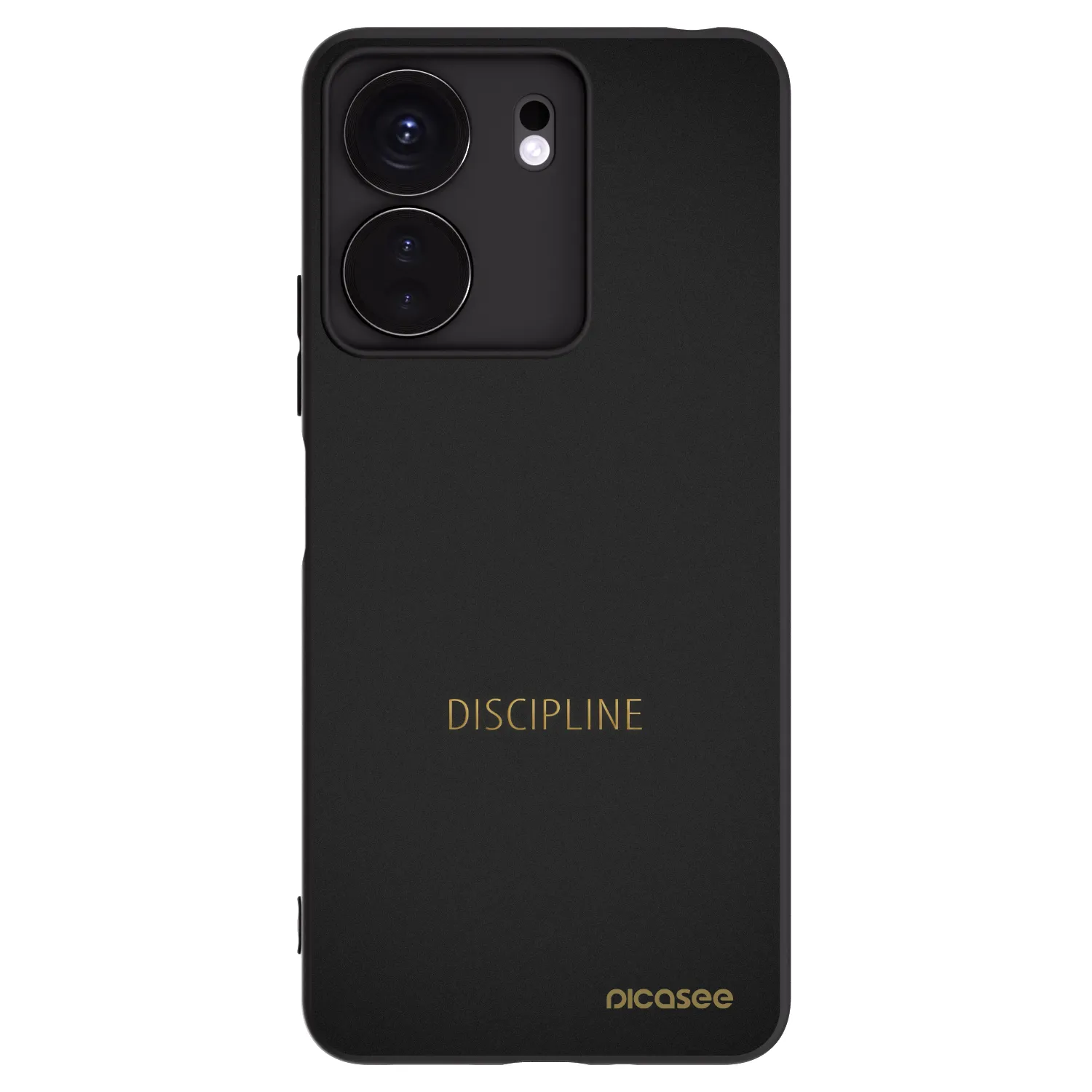 Picasee Μαύρη θήκη σιλικόνης για Xiaomi Redmi 13C 4G - Discipline
