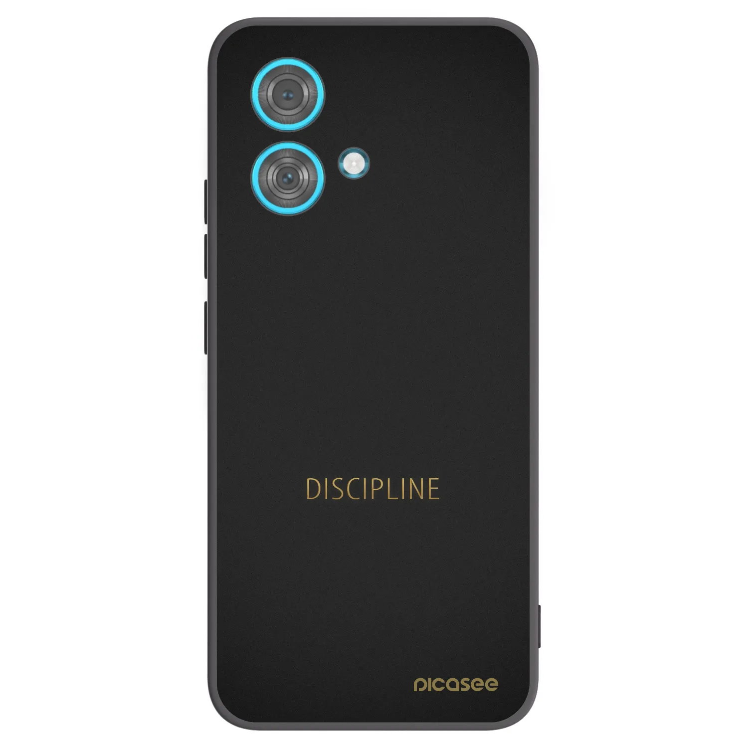 Picasee Μαύρη θήκη σιλικόνης για Motorola Edge 40 Neo - Discipline