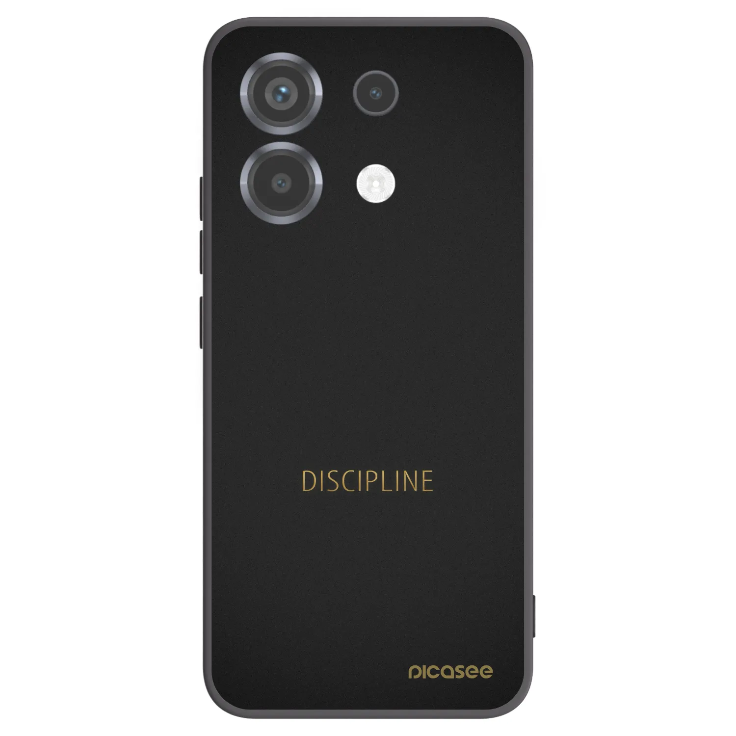 Picasee Μαύρη θήκη σιλικόνης για Xiaomi Poco X6 - Discipline