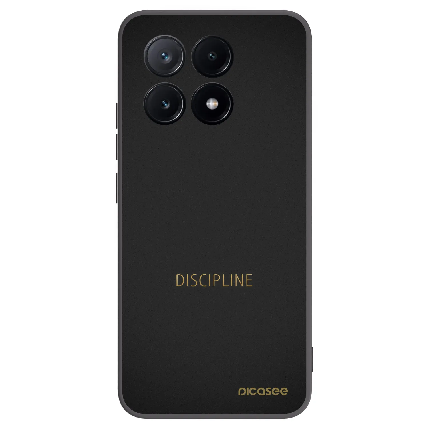 Picasee Μαύρη θήκη σιλικόνης για Xiaomi Poco X6 Pro - Discipline