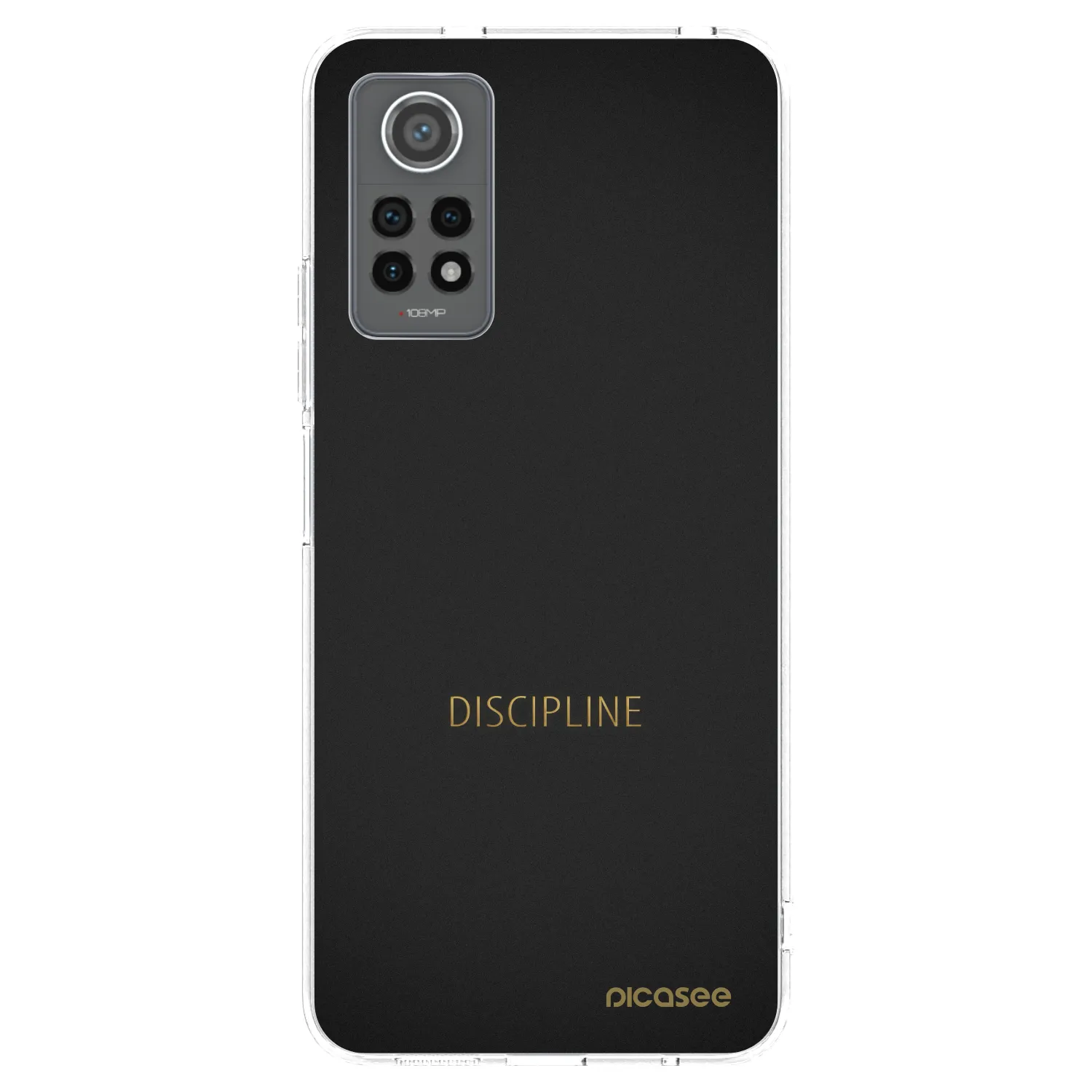 Picasee διαφανής θήκη σιλικόνης Xiaomi Redmi Note 12 Pro 4G - Discipline