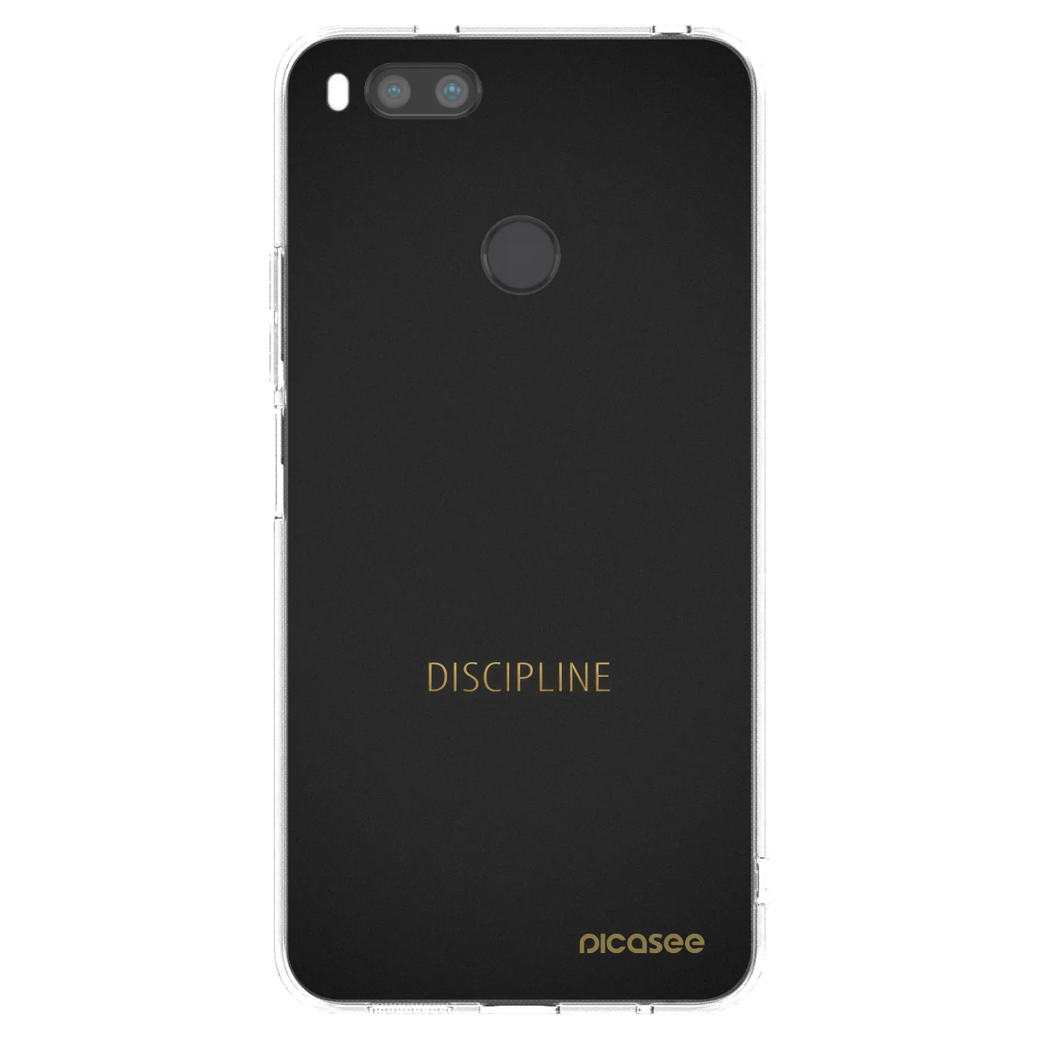 Picasee διαφανής θήκη σιλικόνης Xiaomi Mi A1 Global - Discipline