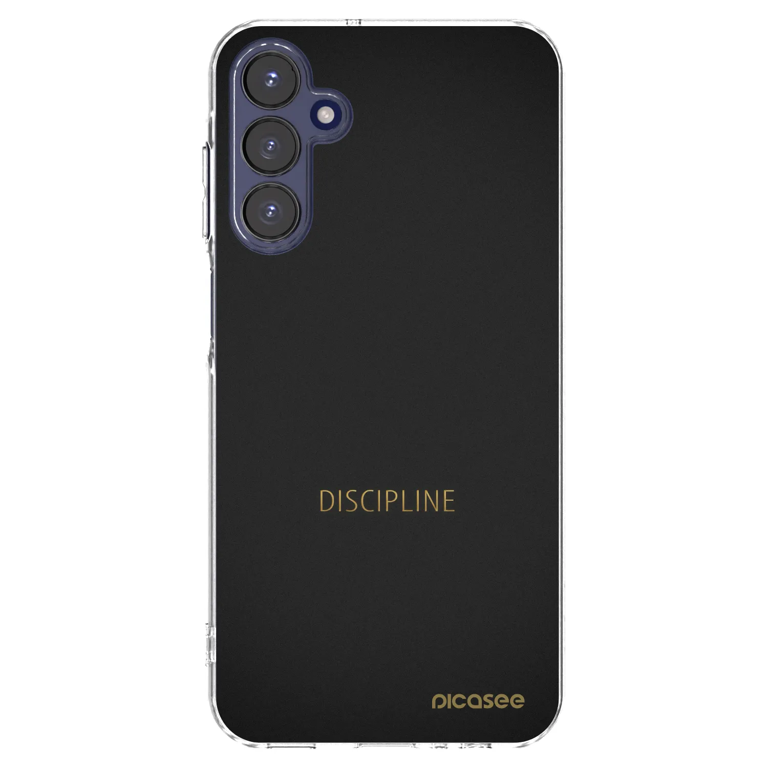Picasee διαφανής θήκη σιλικόνης Samsung Galaxy A15 A155F 4G - Discipline