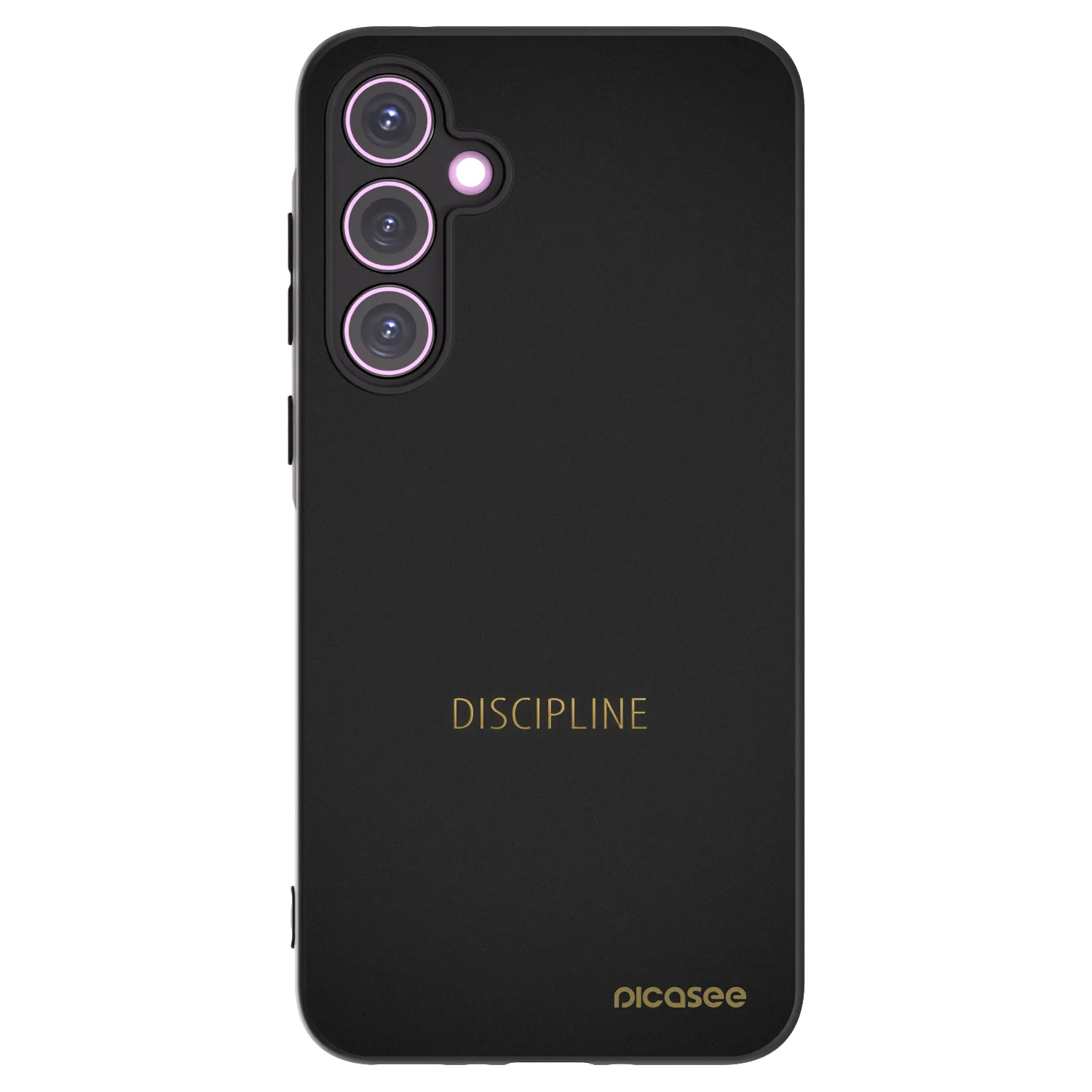 Picasee Μαύρη θήκη σιλικόνης για Samsung Galaxy A35 5G A356B - Discipline
