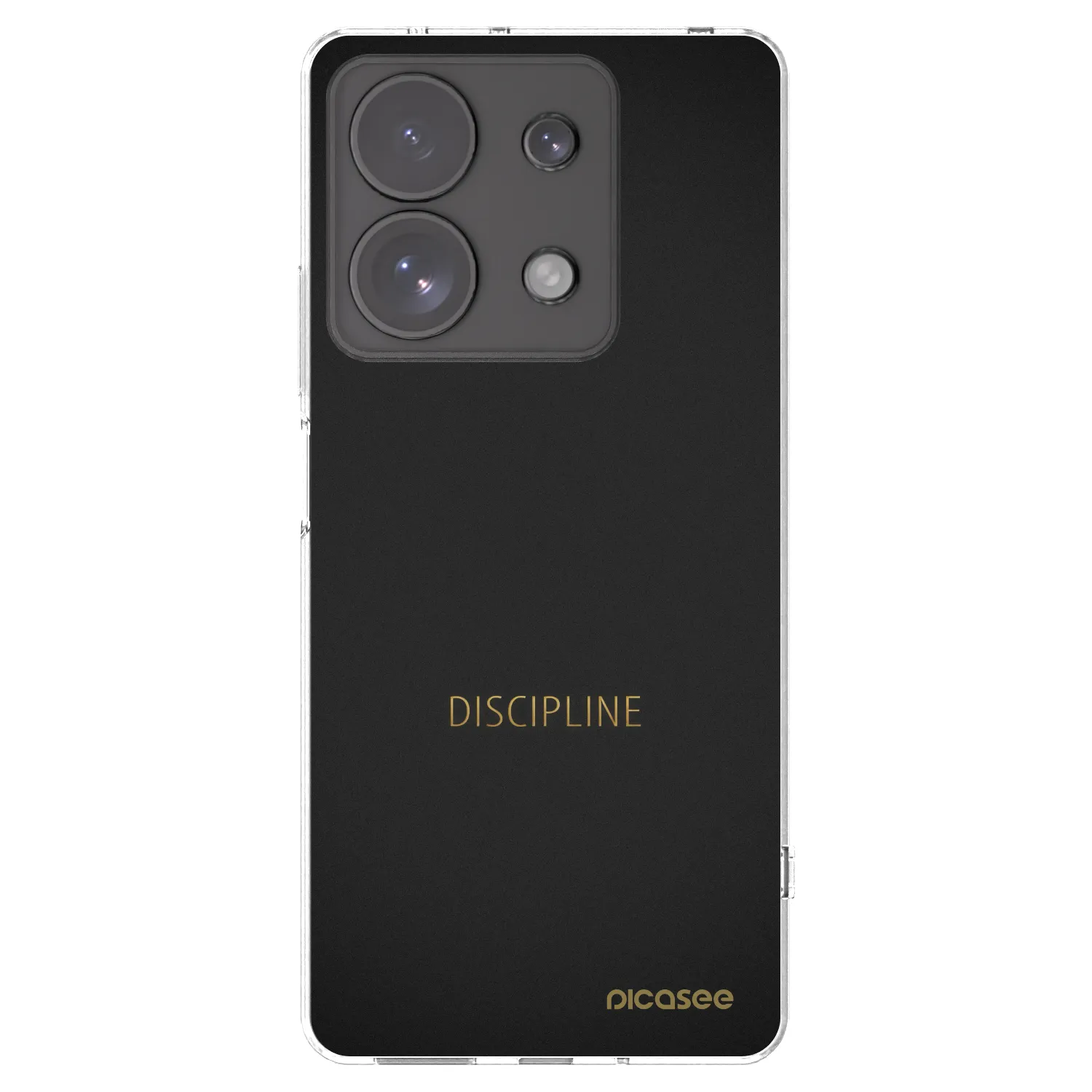 Picasee διαφανής θήκη σιλικόνης Xiaomi Redmi Note 13 Pro 4G - Discipline
