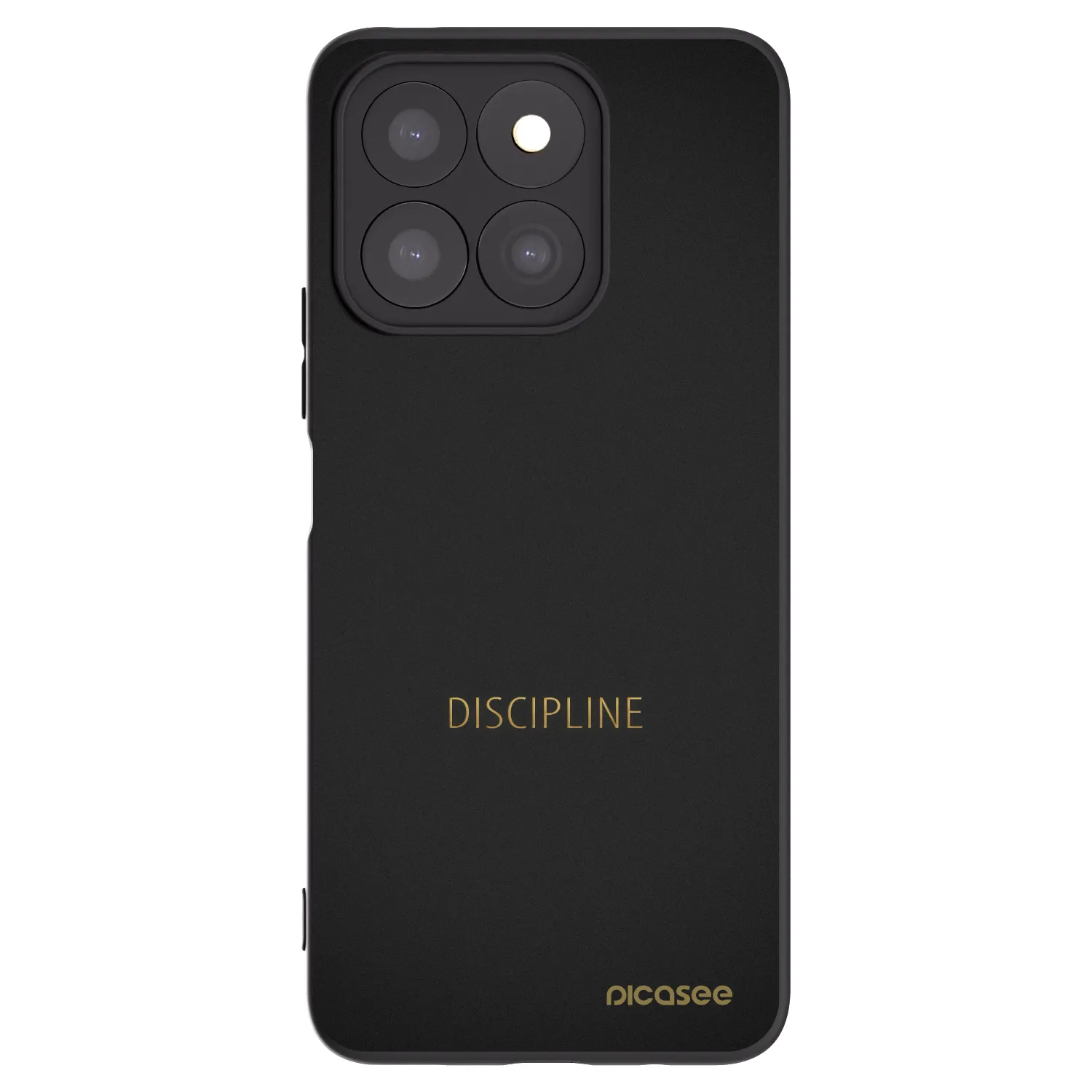 Picasee Μαύρη θήκη σιλικόνης για Honor X8b - Discipline