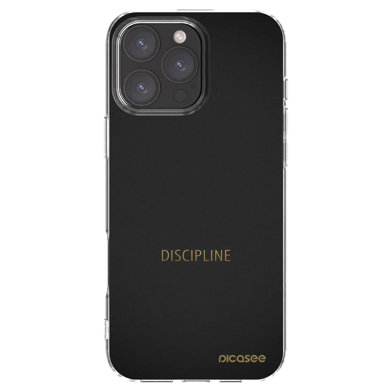 Picasee διαφανής θήκη σιλικόνης Apple iPhone 16 Pro Max - Discipline
