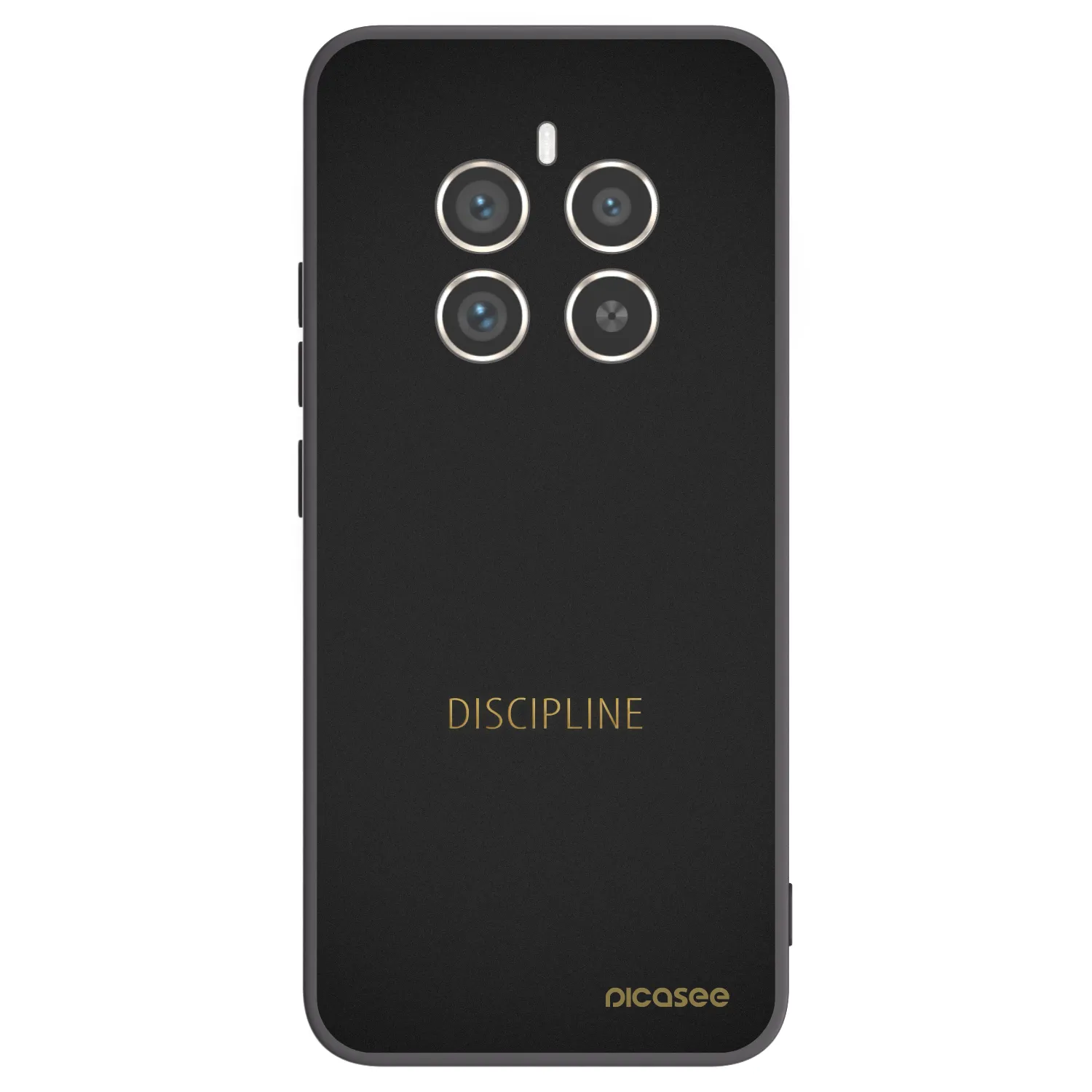 Picasee Μαύρη θήκη σιλικόνης για Realme 12 Pro 5G - Discipline