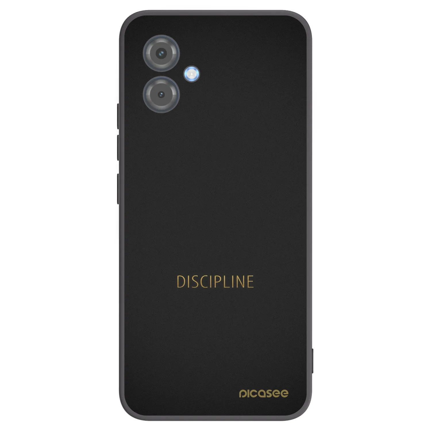 Picasee Μαύρη θήκη σιλικόνης για Motorola Moto G14 - Discipline