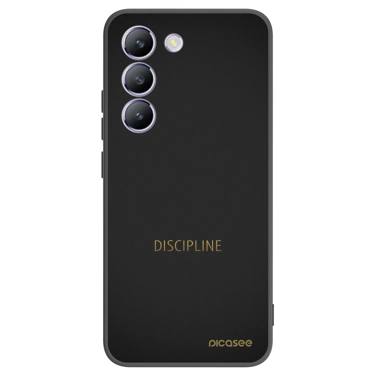 Picasee Μαύρη θήκη σιλικόνης για Vivo V40 SE 5G - Discipline