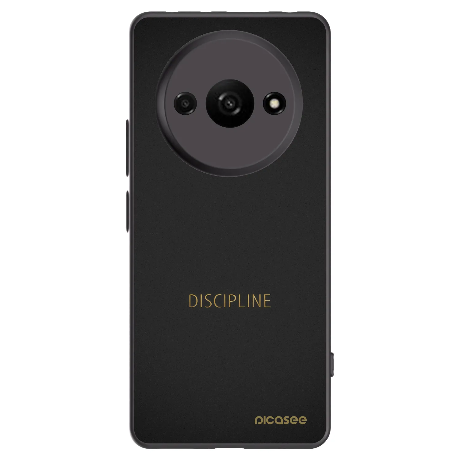 Picasee Μαύρη θήκη σιλικόνης για Xiaomi Redmi A3 - Discipline