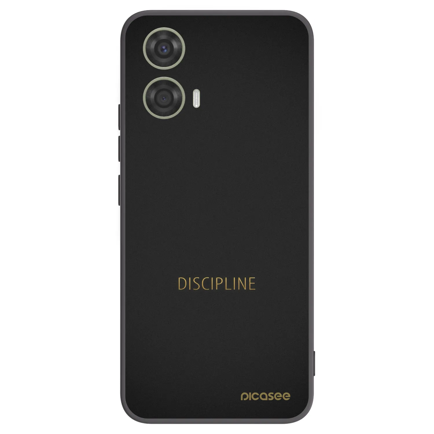 Picasee Μαύρη θήκη σιλικόνης για Motorola Moto G24 - Discipline