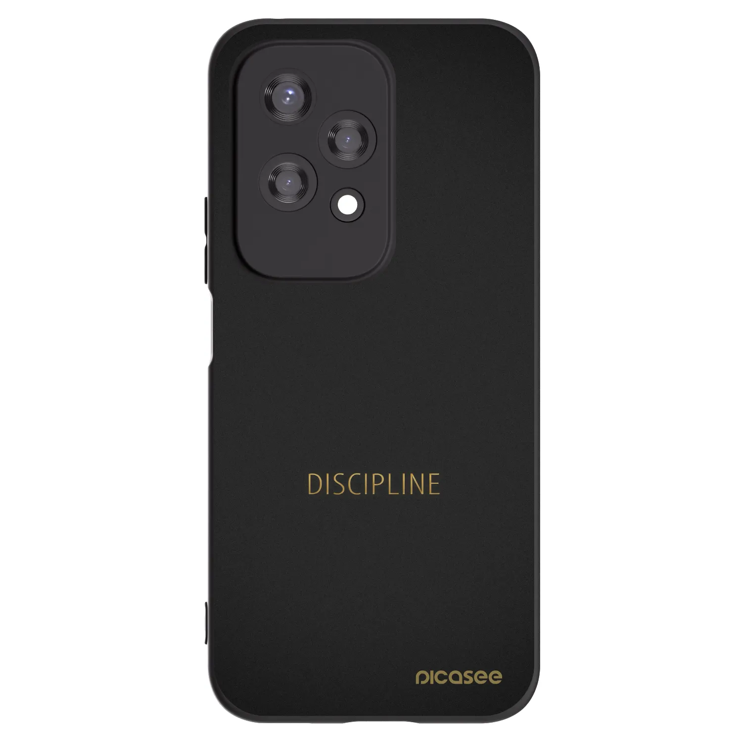 Picasee Μαύρη θήκη σιλικόνης για Honor 200 Lite - Discipline
