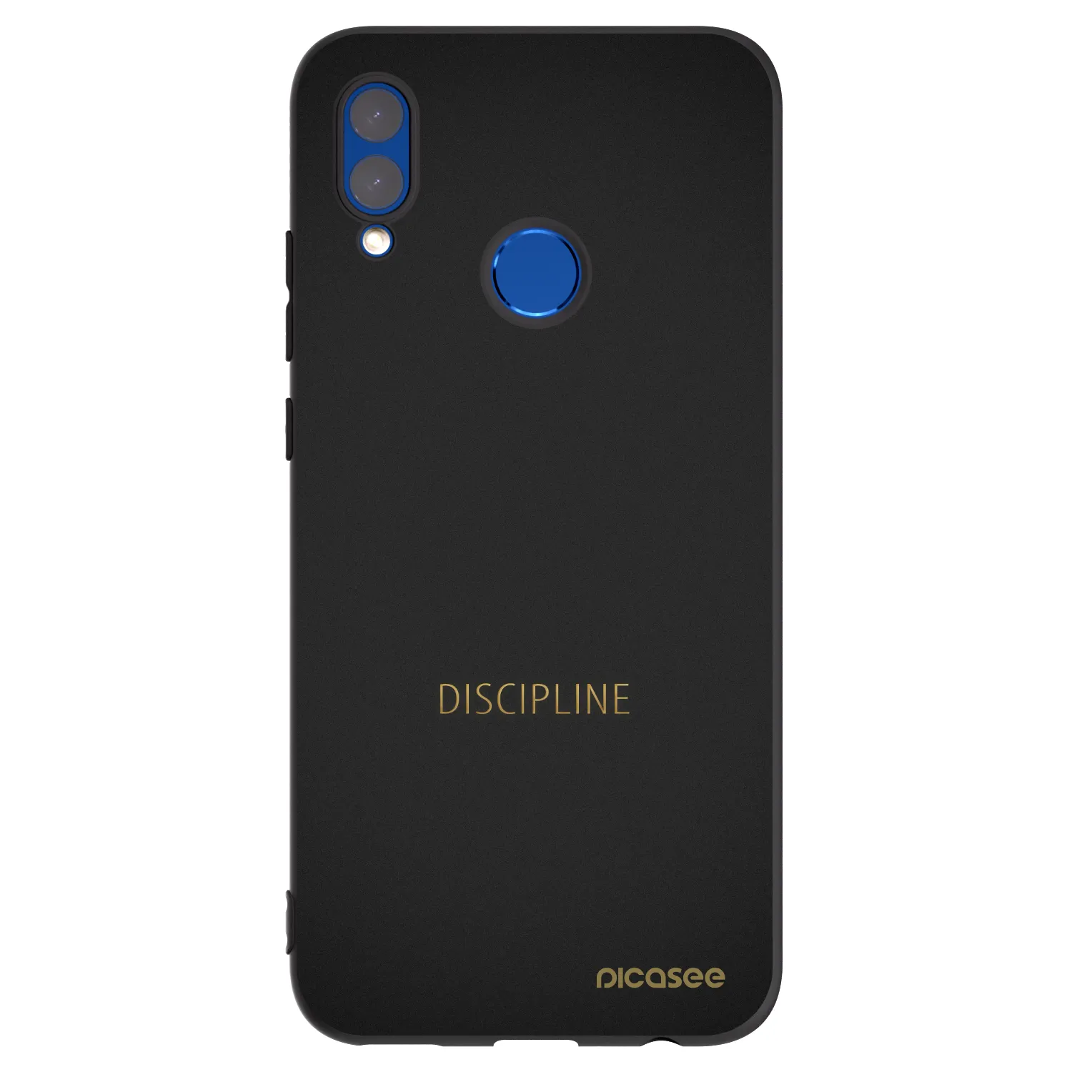Picasee Μαύρη θήκη σιλικόνης για Huawei P Smart 2019 - Discipline