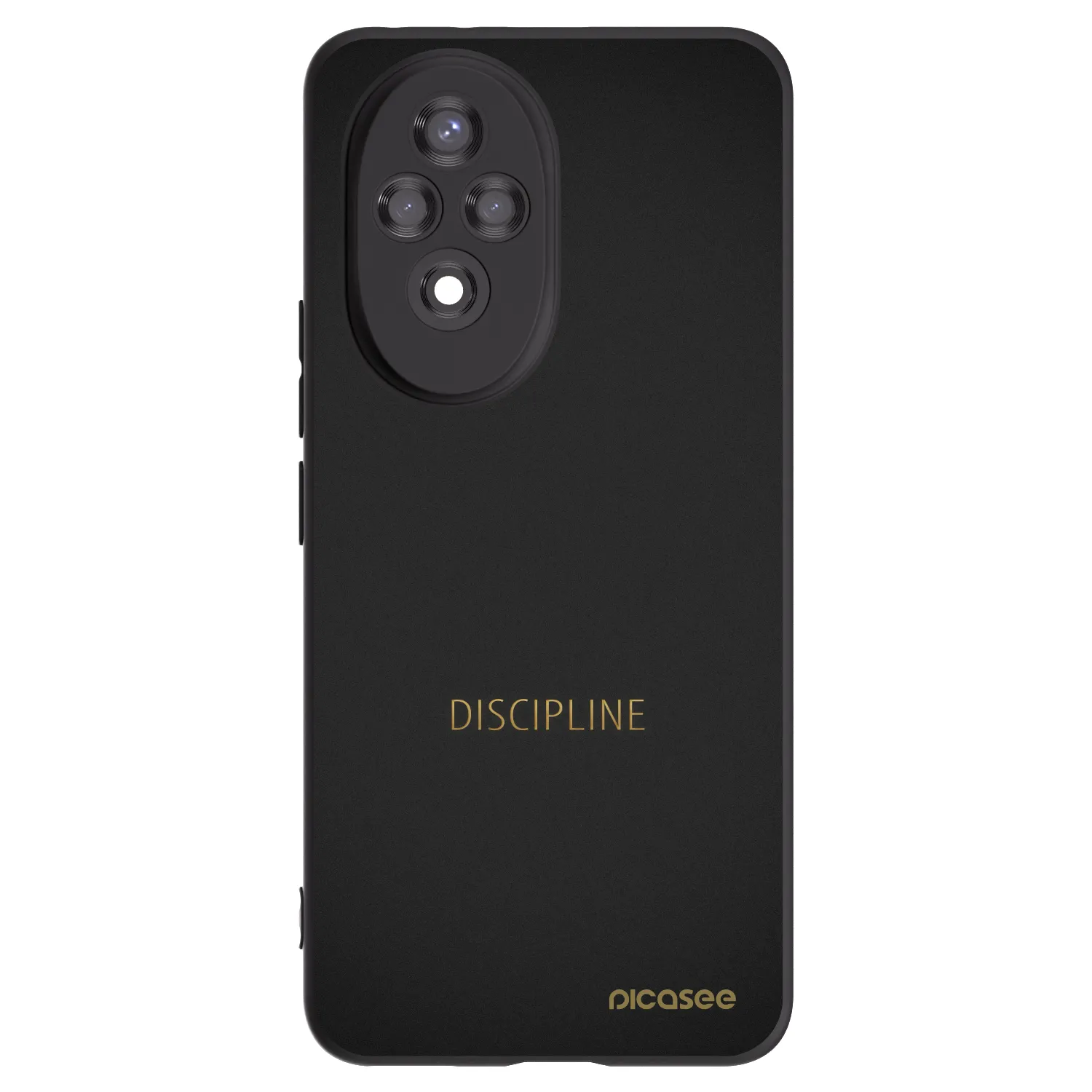 Picasee Μαύρη θήκη σιλικόνης για Honor 200 5G - Discipline