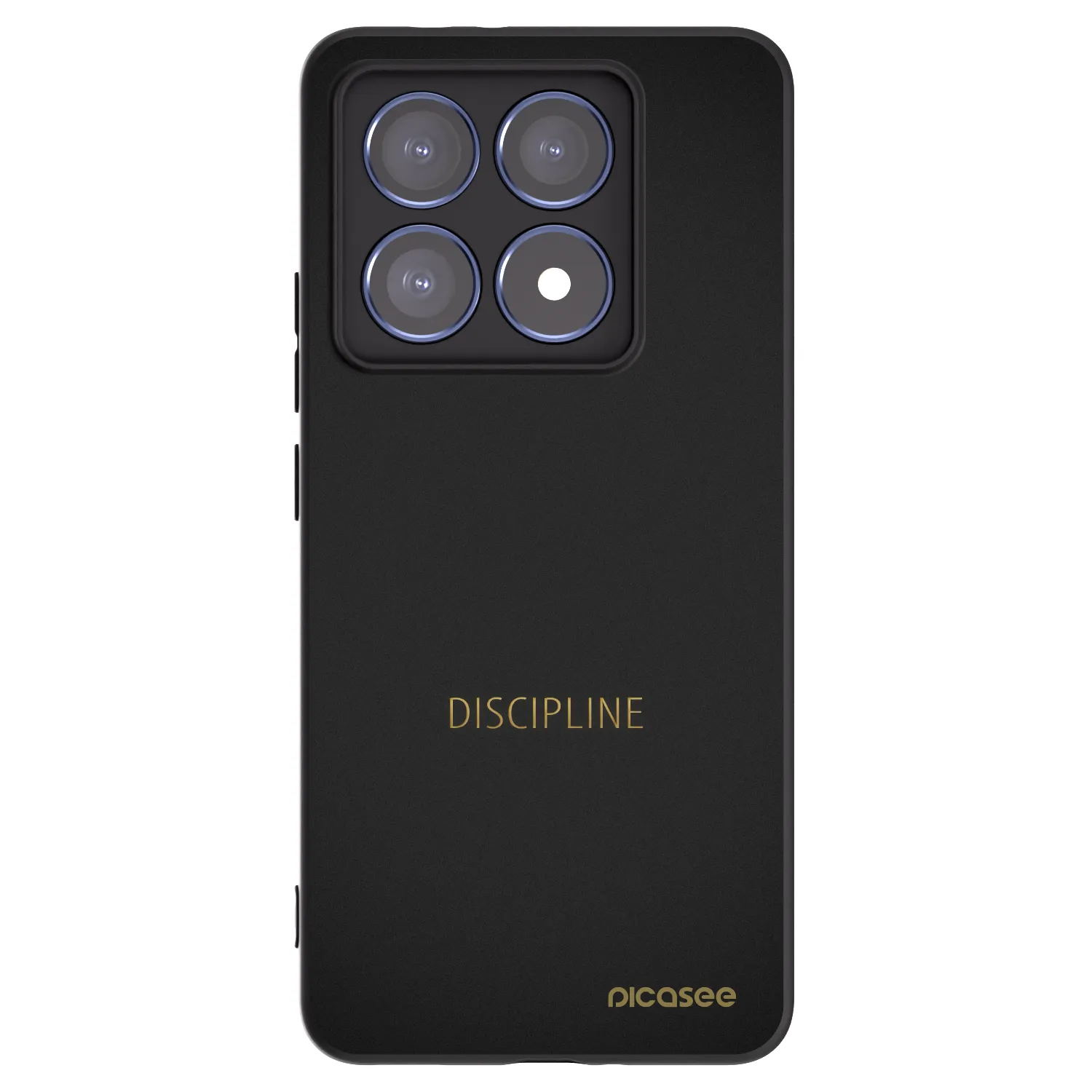 Picasee Μαύρη θήκη σιλικόνης για Xiaomi 14T Pro - Discipline