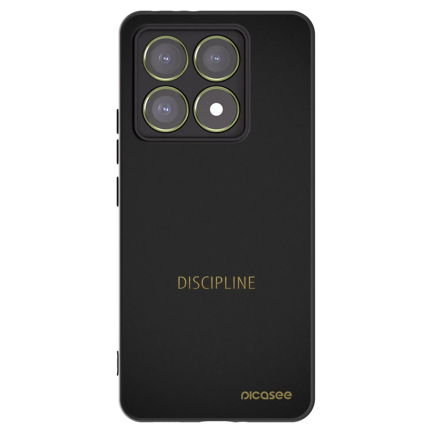 Picasee Μαύρη θήκη σιλικόνης για Xiaomi 14T - Discipline