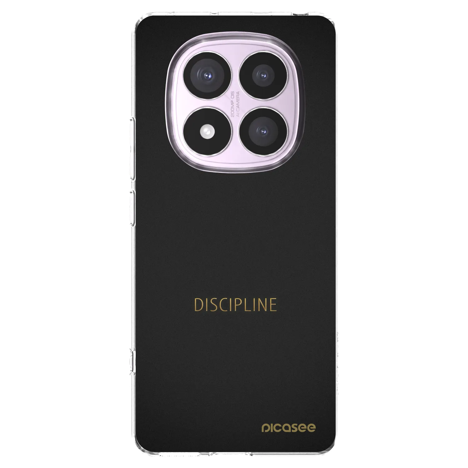 Picasee διαφανής θήκη σιλικόνης Xiaomi Redmi Note 14 Pro 5G - Discipline