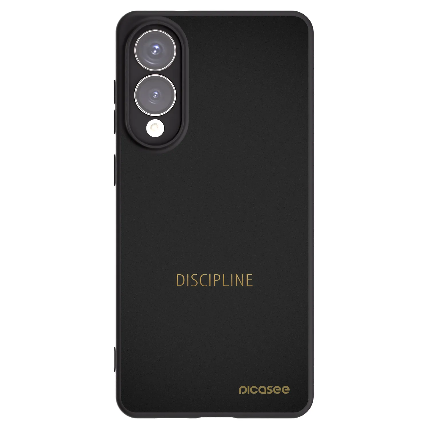 Picasee Μαύρη θήκη σιλικόνης για Samsung Galaxy S25 Edge 5G - Discipline