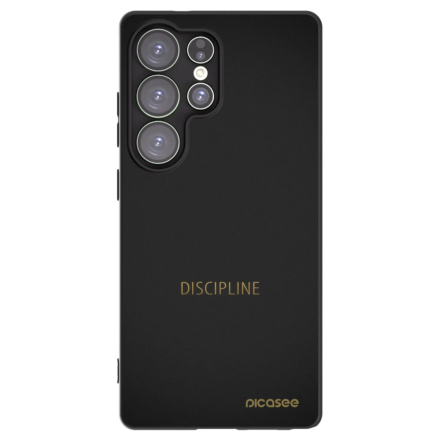 Picasee Μαύρη θήκη σιλικόνης για Samsung Galaxy S25 Ultra 5G - Discipline