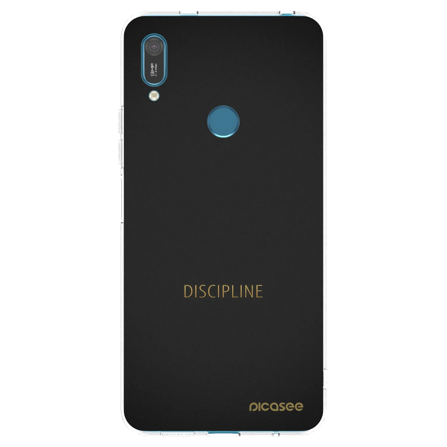 Picasee διαφανής θήκη σιλικόνης Huawei Y7 2019 - Discipline