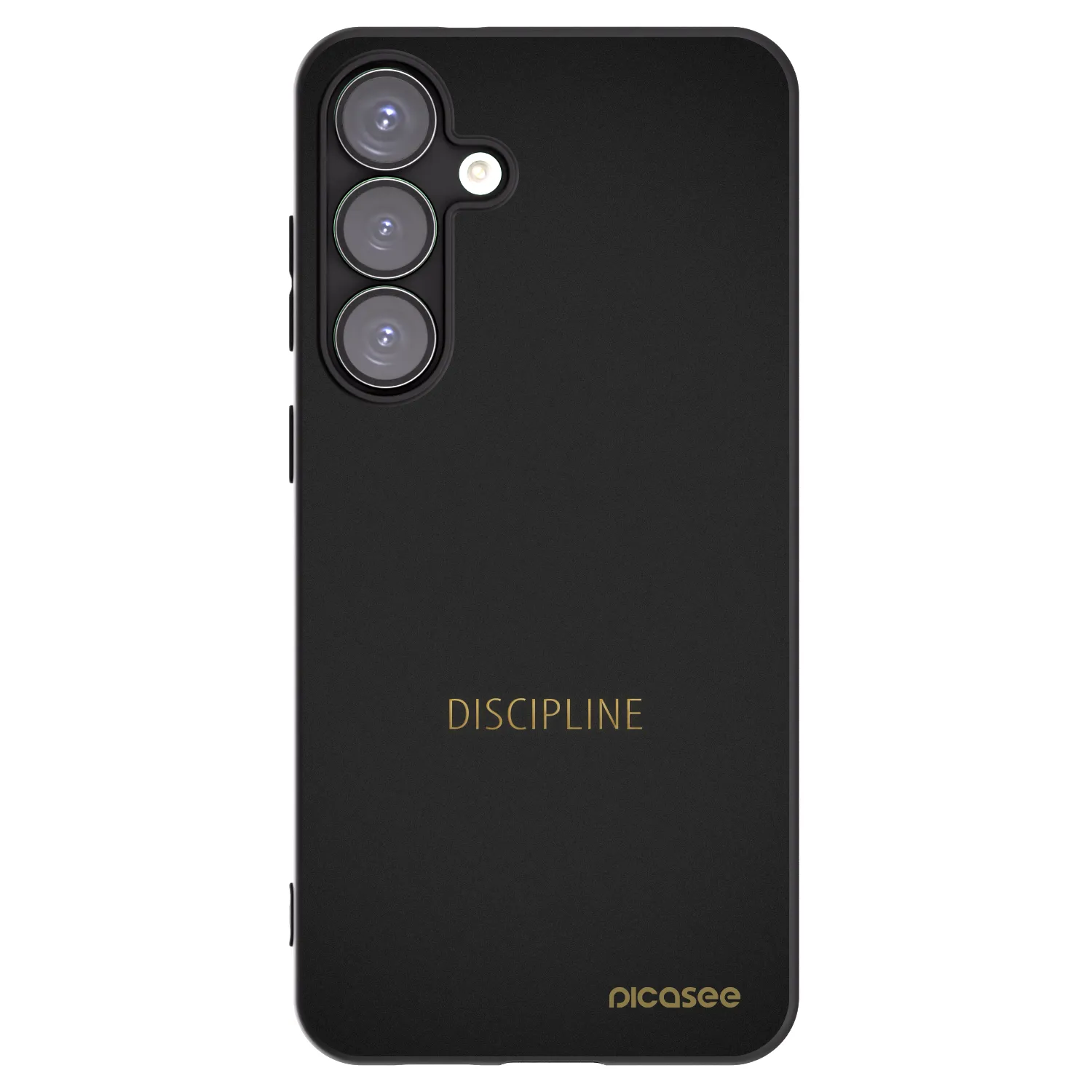 Picasee Μαύρη θήκη σιλικόνης για Samsung Galaxy S25+ 5G - Discipline
