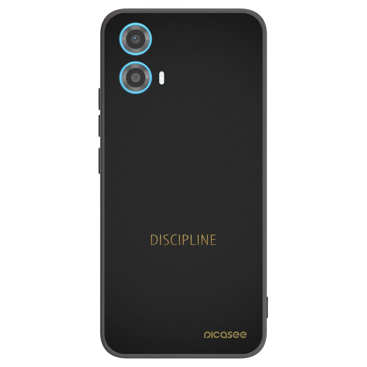 Picasee Μαύρη θήκη σιλικόνης για Motorola Moto G34 5G - Discipline