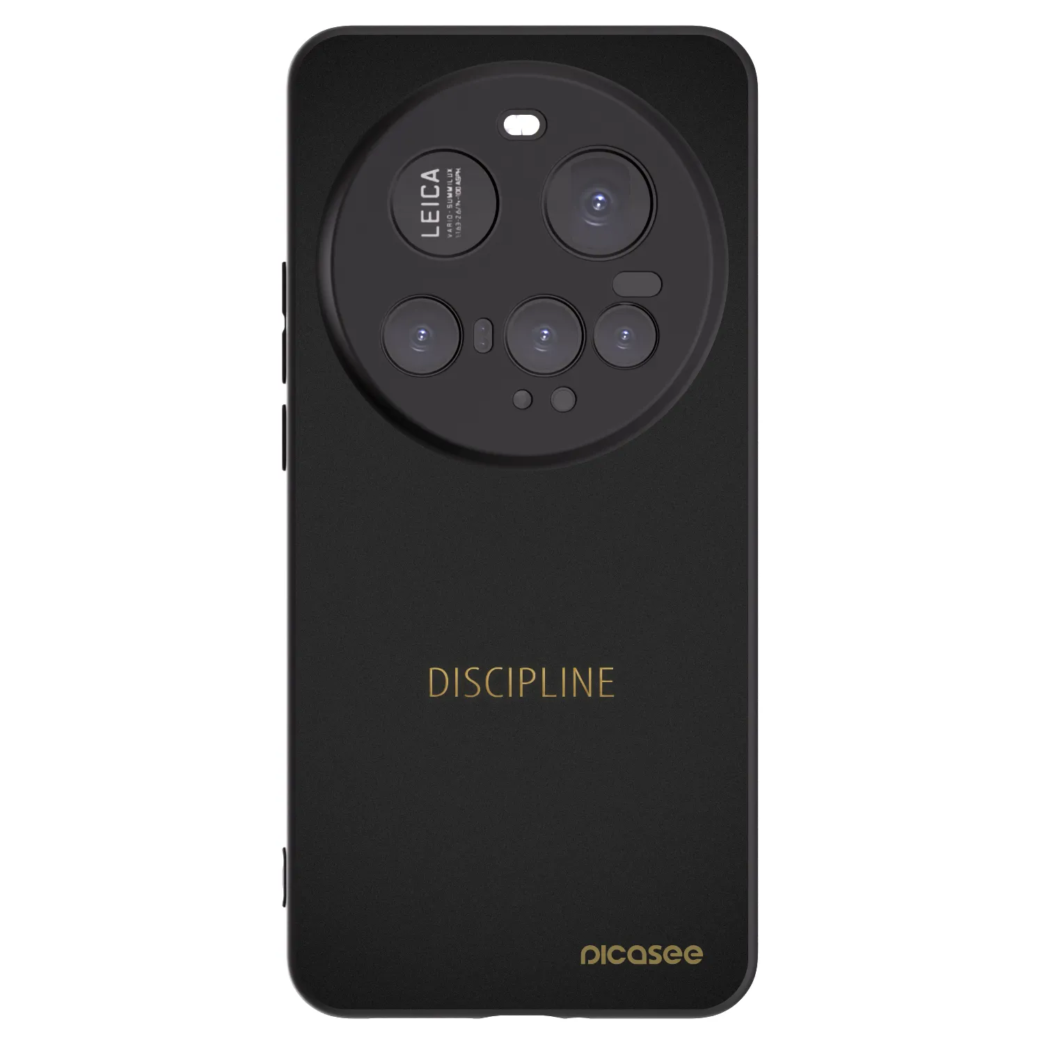 Picasee Μαύρη θήκη σιλικόνης για Xiaomi 15 Ultra - Discipline