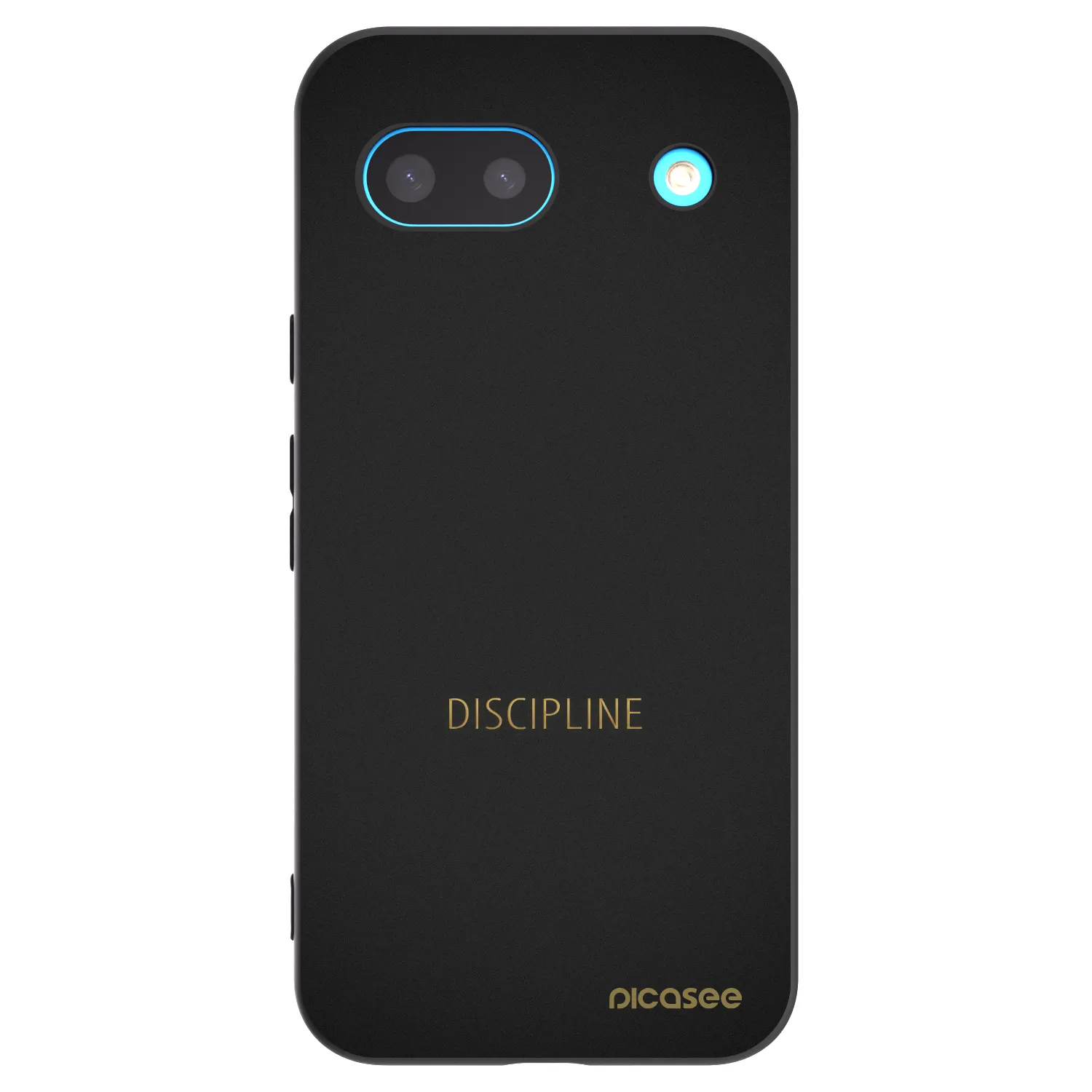 Picasee Μαύρη θήκη σιλικόνης για Google Pixel 8a - Discipline