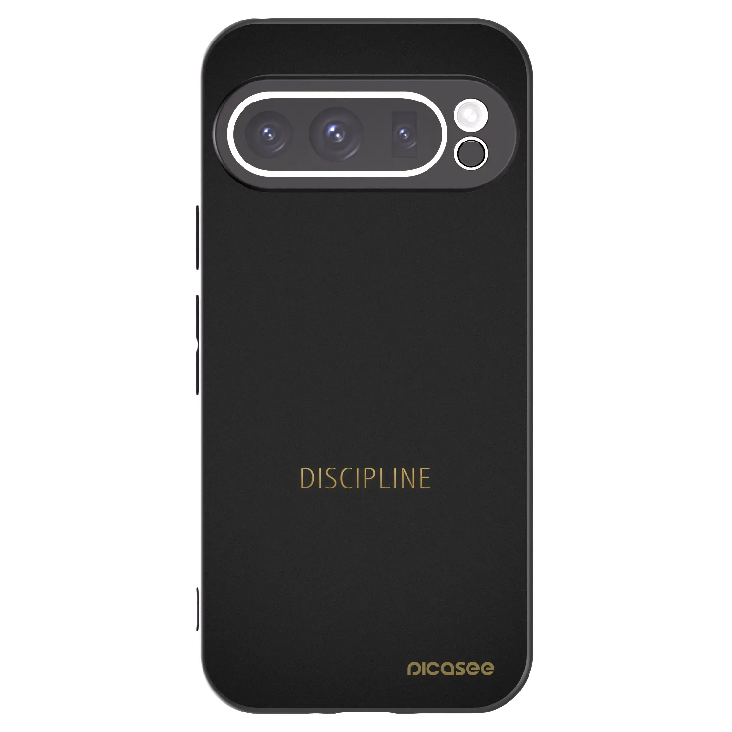 Picasee Μαύρη θήκη σιλικόνης για Google Pixel 9 Pro - Discipline