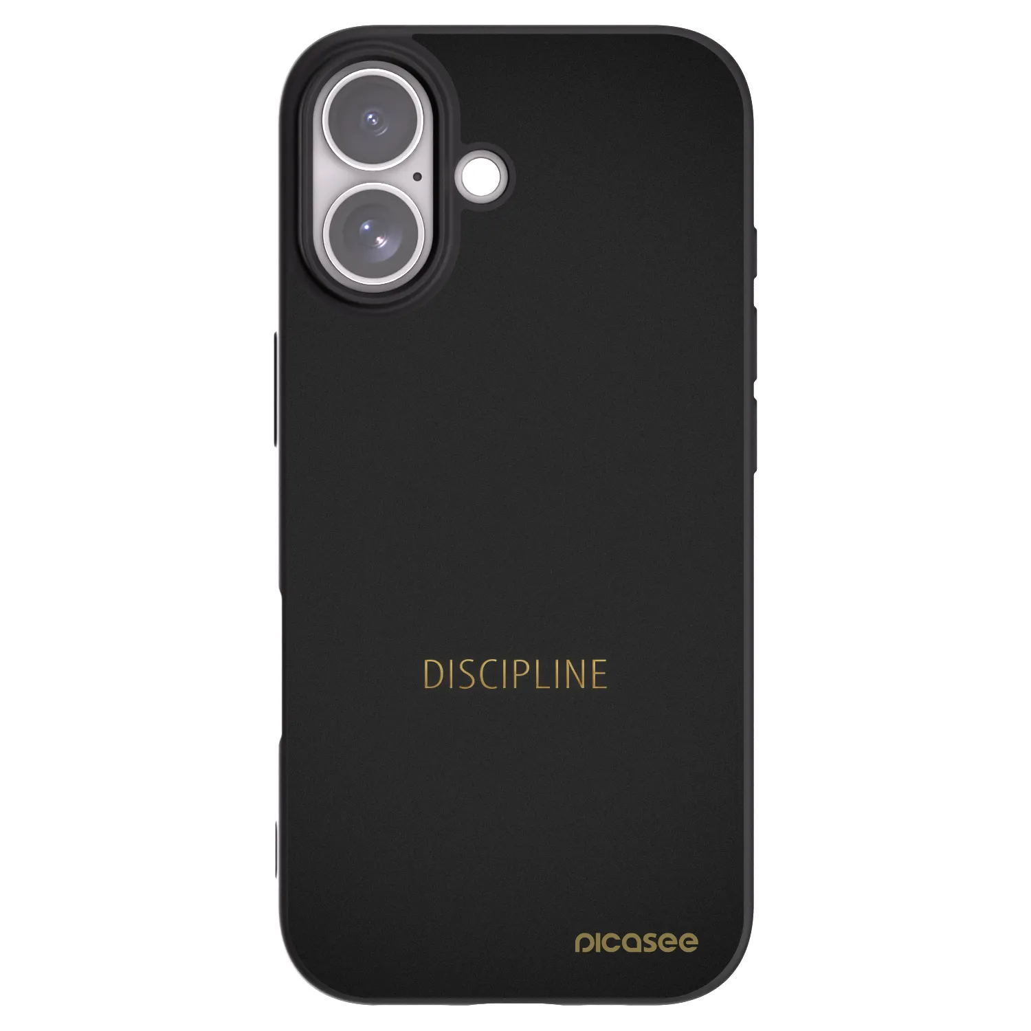 Picasee Μαύρη θήκη σιλικόνης για Apple iPhone 17 - Discipline