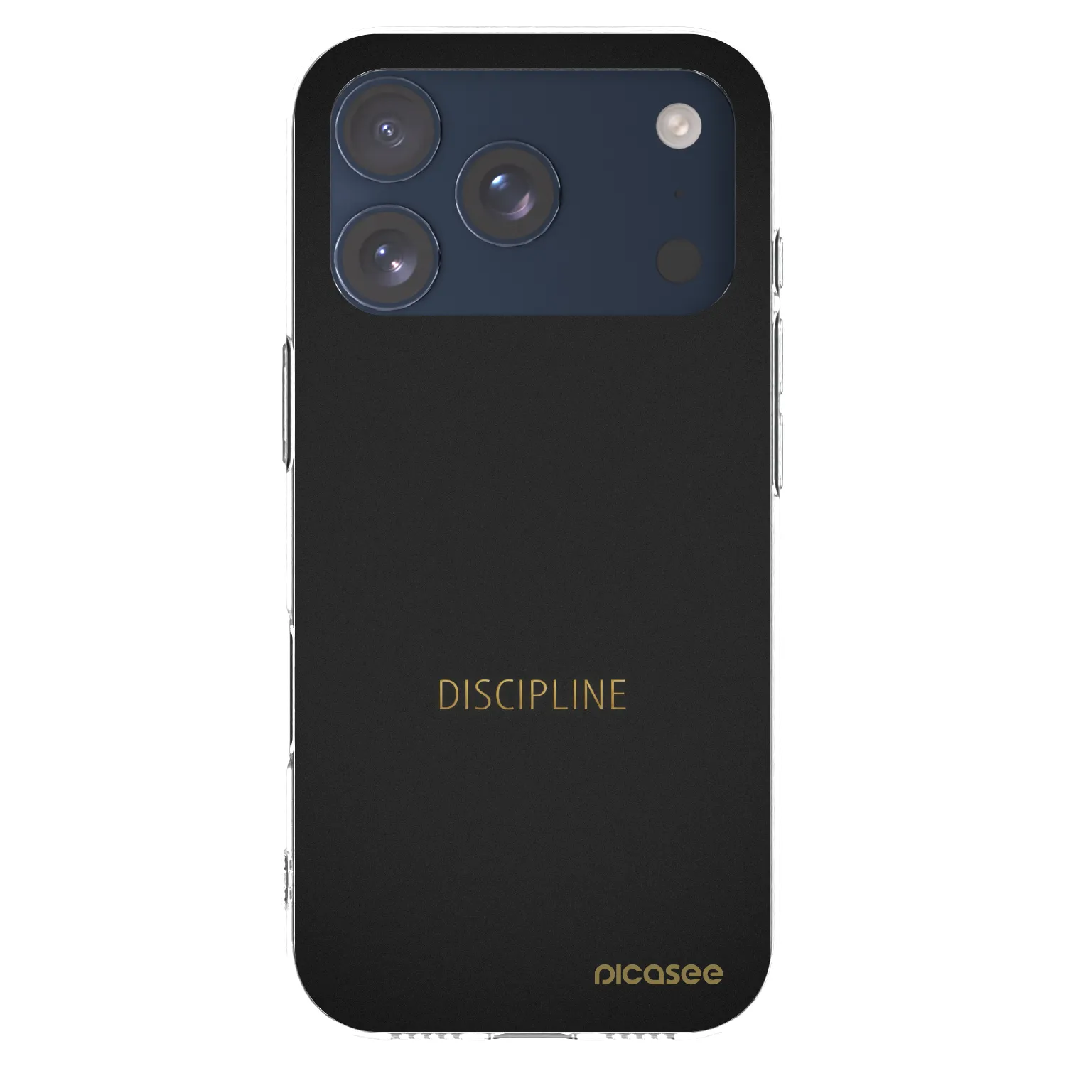 Picasee διαφανής θήκη σιλικόνης Apple iPhone 17 Pro - Discipline