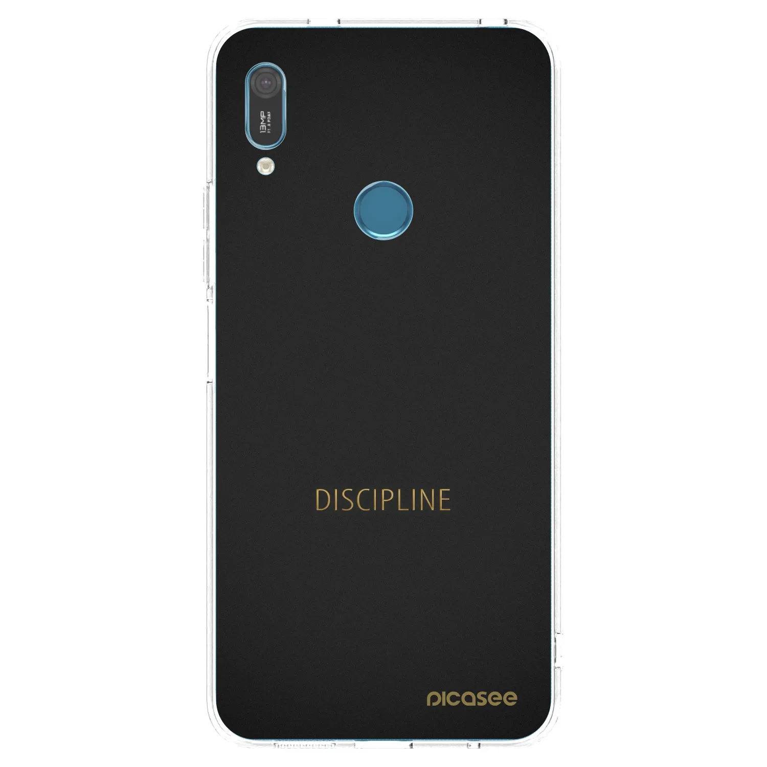 Picasee διαφανής θήκη σιλικόνης Huawei Y6 2019 - Discipline