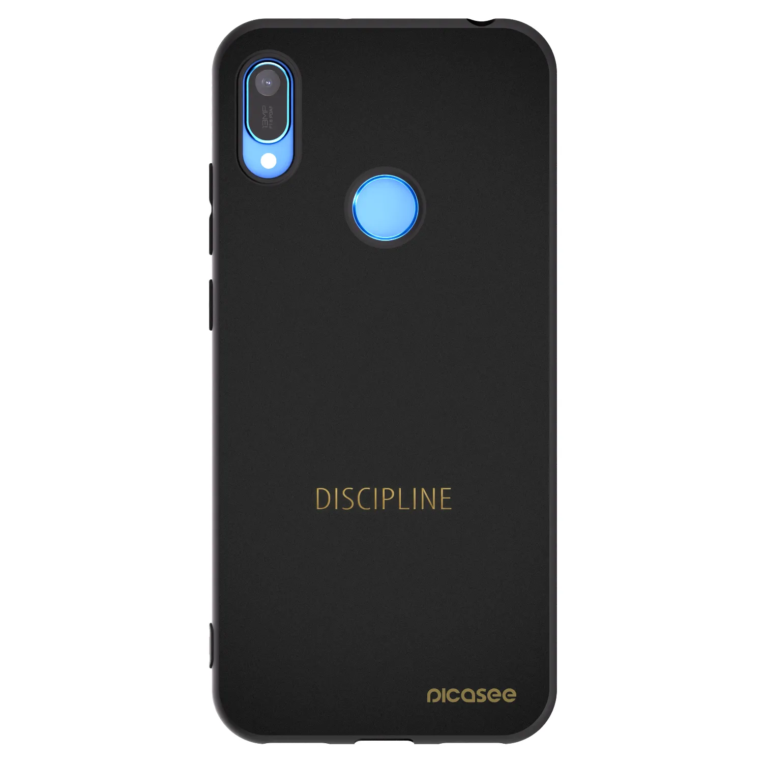 Picasee Μαύρη θήκη σιλικόνης για Huawei Y6 2019 - Discipline