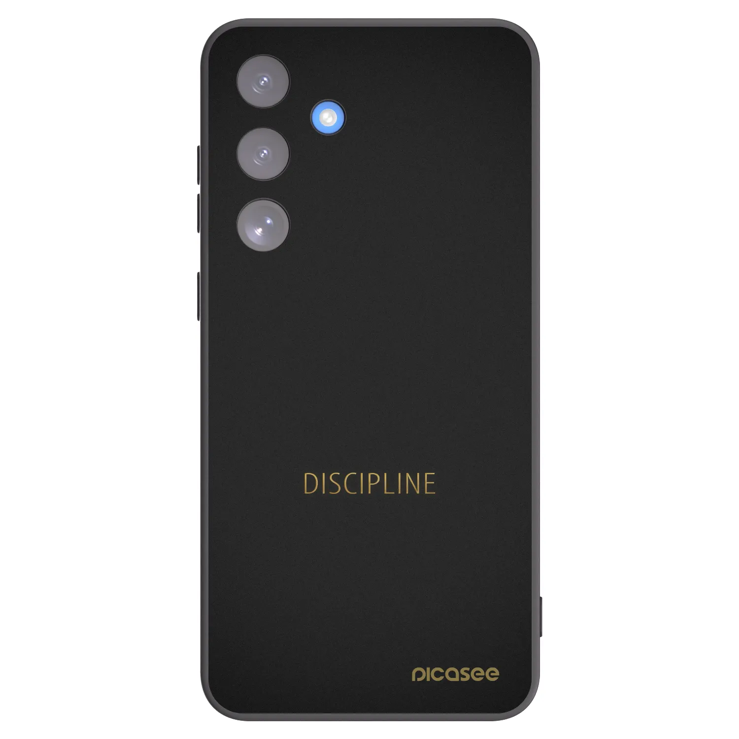 Picasee Μαύρη θήκη σιλικόνης για Samsung Galaxy S25 FE 5G - Discipline
