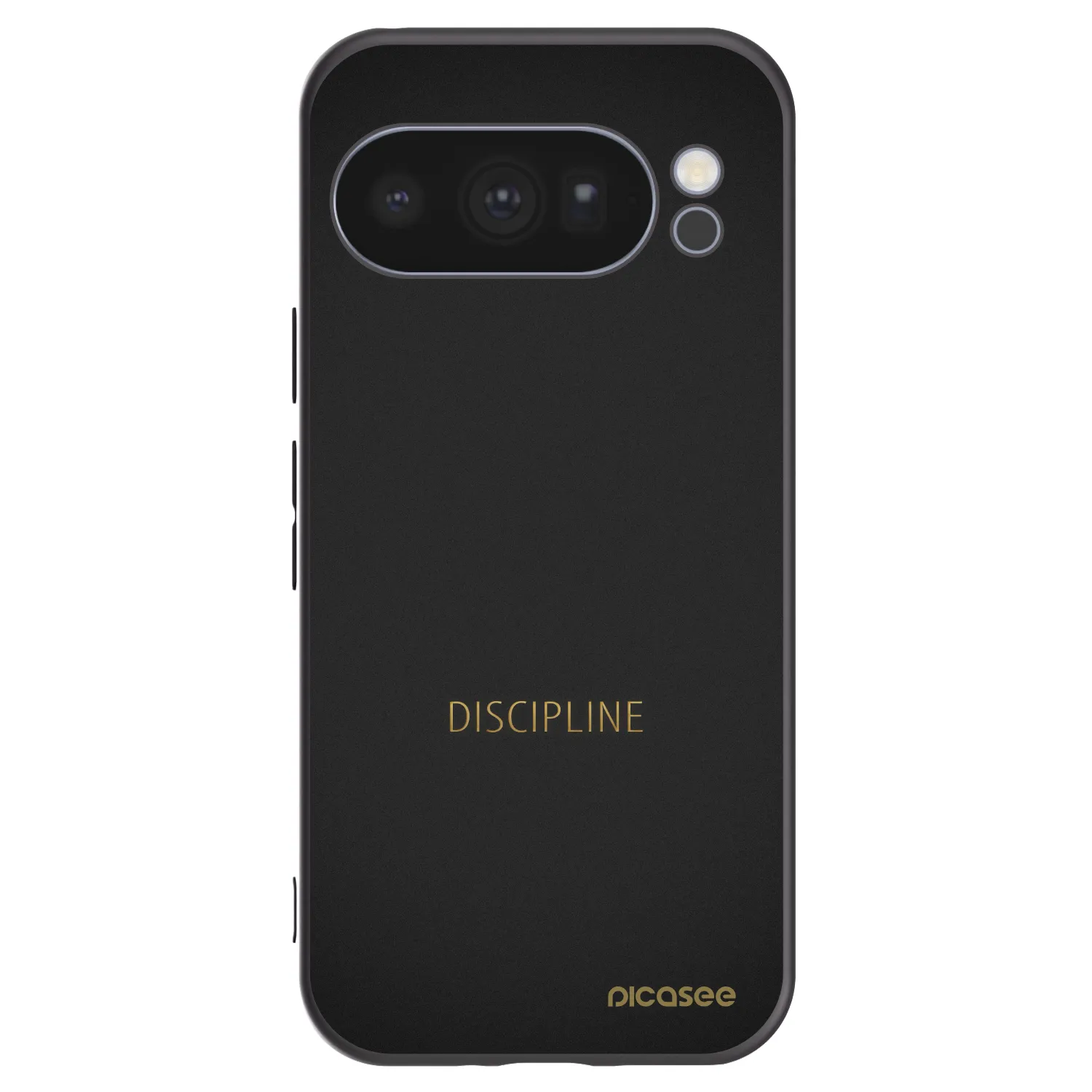 Picasee Μαύρη θήκη σιλικόνης για Google Pixel 10 Pro - Discipline