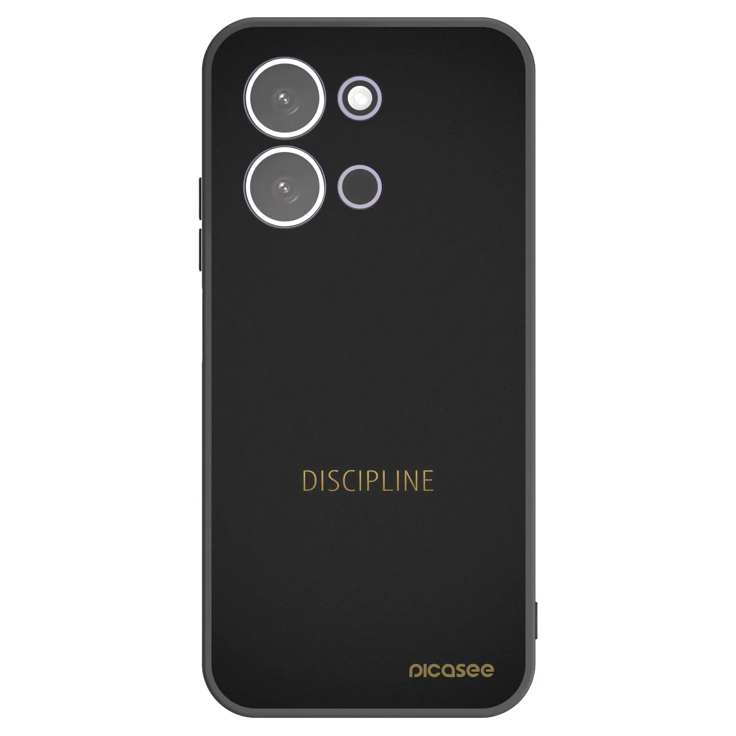 Picasee Μαύρη θήκη σιλικόνης για Xiaomi Redmi 15C 5G - Discipline