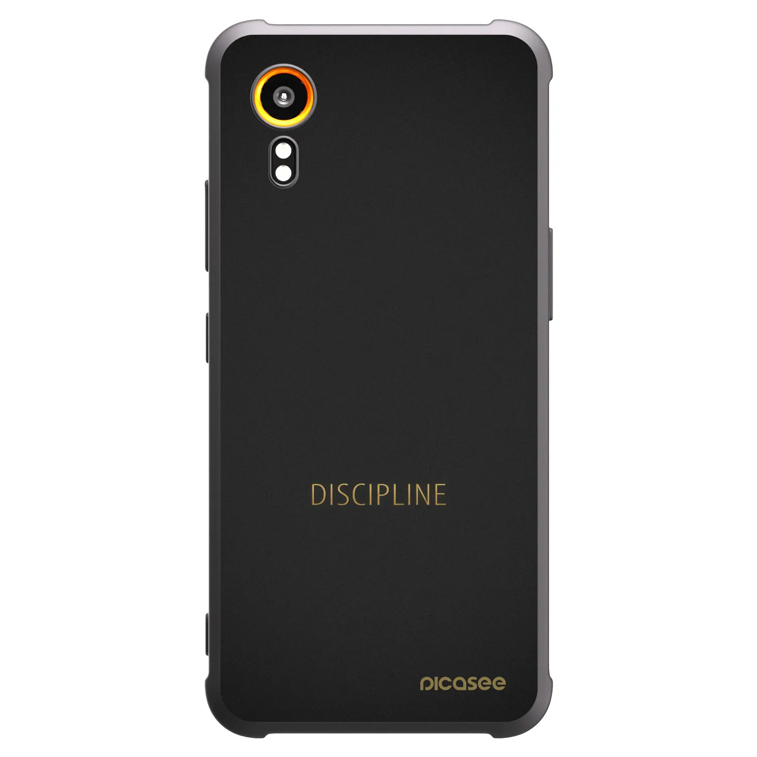 Picasee Μαύρη θήκη σιλικόνης για Samsung Galaxy Xcover 7 - Discipline