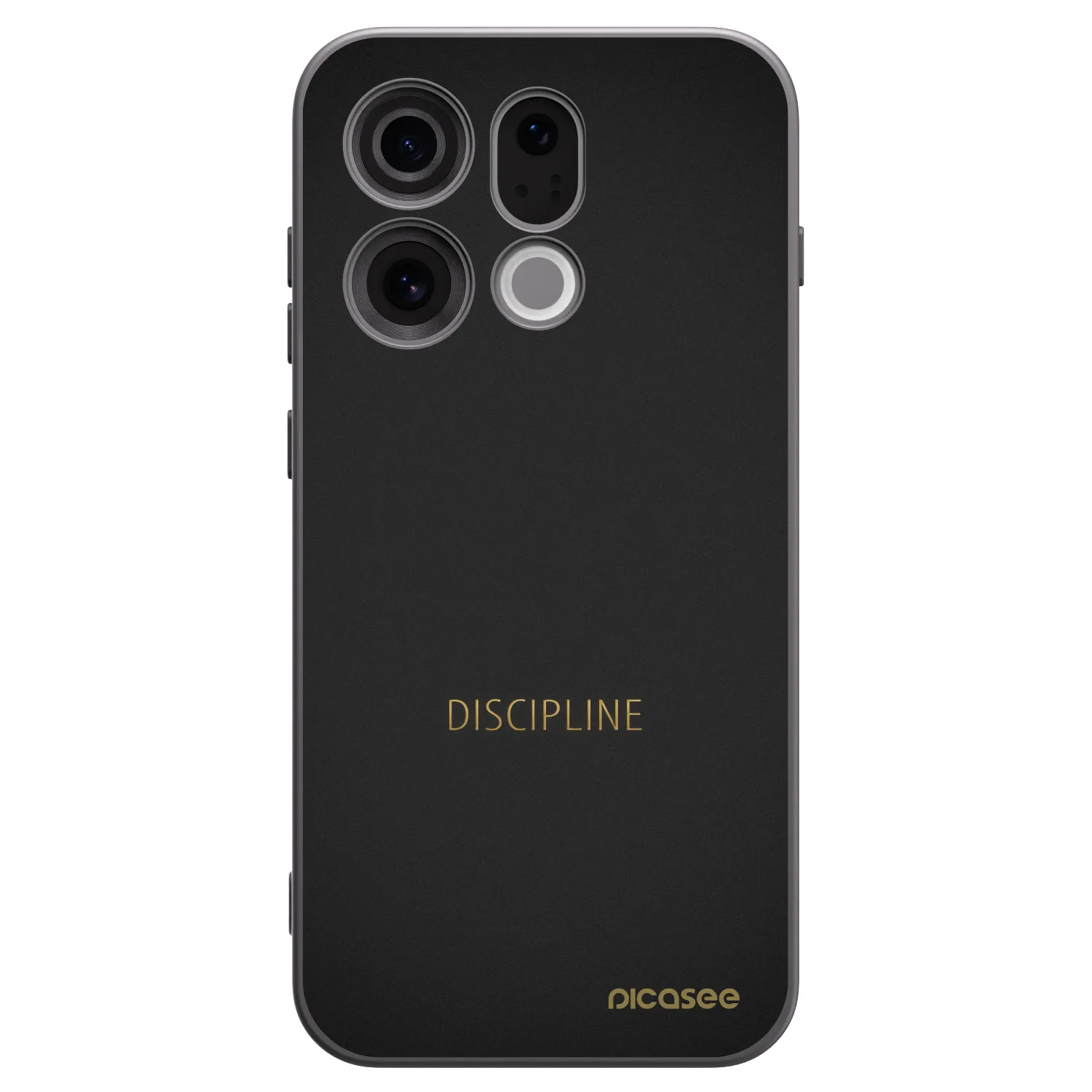 Picasee Μαύρη θήκη σιλικόνης για OPPO Find X9 - Discipline
