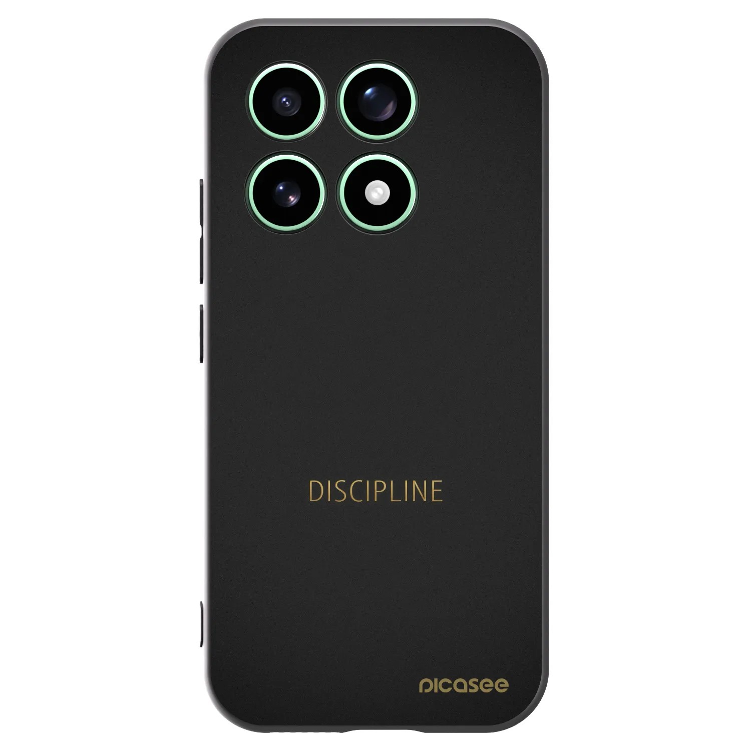 Picasee Μαύρη θήκη σιλικόνης για Xiaomi 17 - Discipline